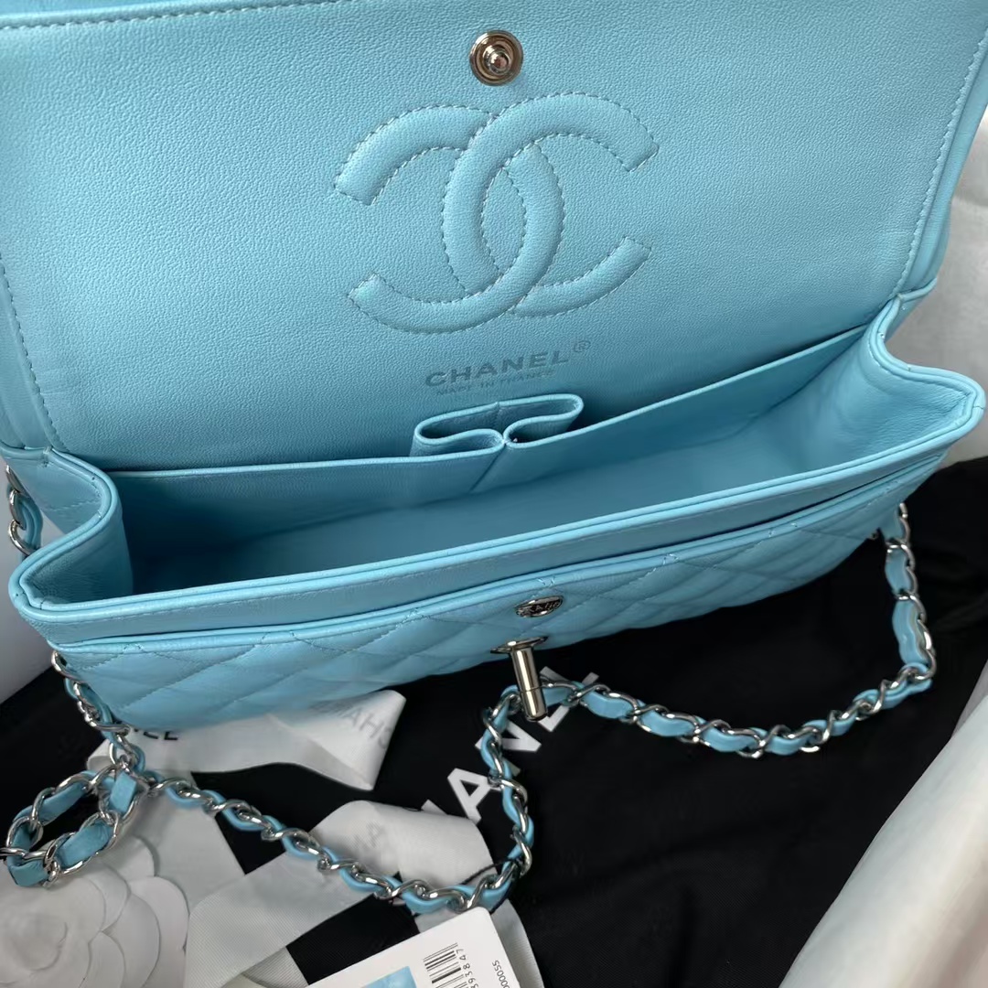 Replicate Chanel Small Classic Handbag Silver Hardware(1:1 replica)