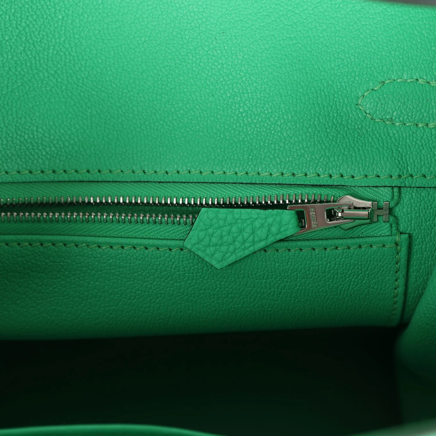 Replicate Hermes Birkin 25 Vert Comics Togo Palladium Hardware(1:1 replica)