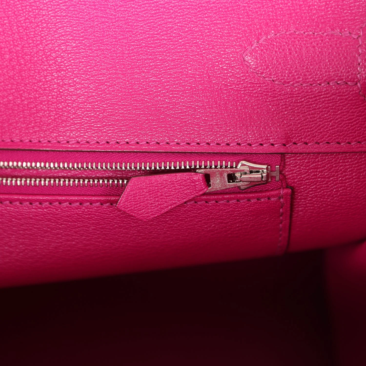 Replicate Hermes Birkin 35 Rose Sheherazade Shiny Porosus Crocodile Palladium Hardware(1:1 replica)