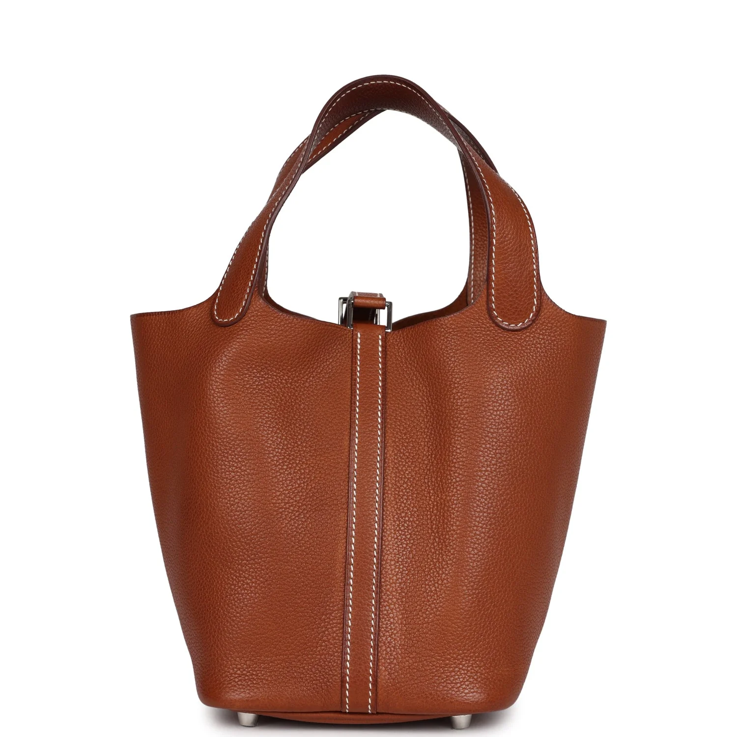 Replicate Hermes Picotin Lock 18 Fauve Barenia Faubourg Palladium Hardware(1:1 replica)