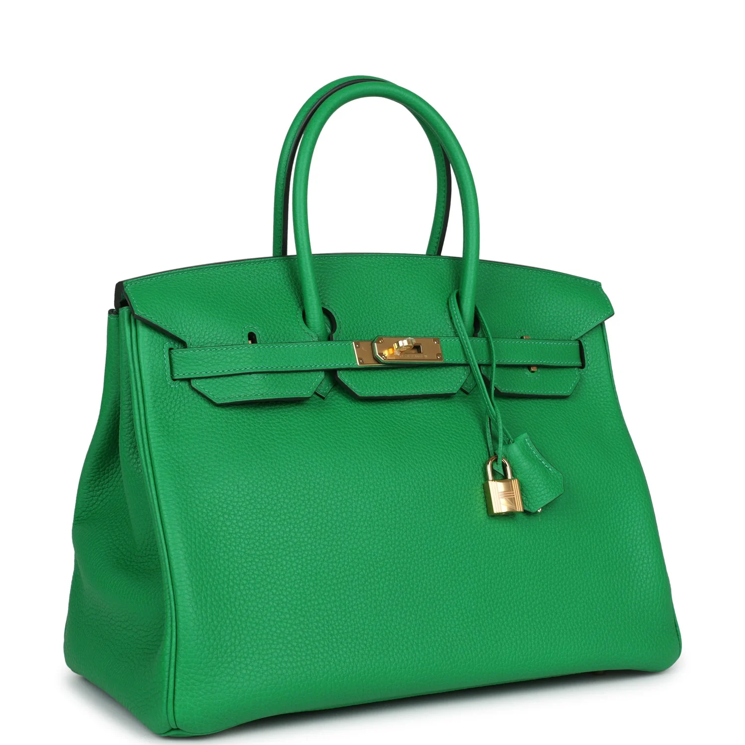 Replicate Hermes Birkin 35 Bambou Clemence Gold Hardware(1:1 replica)