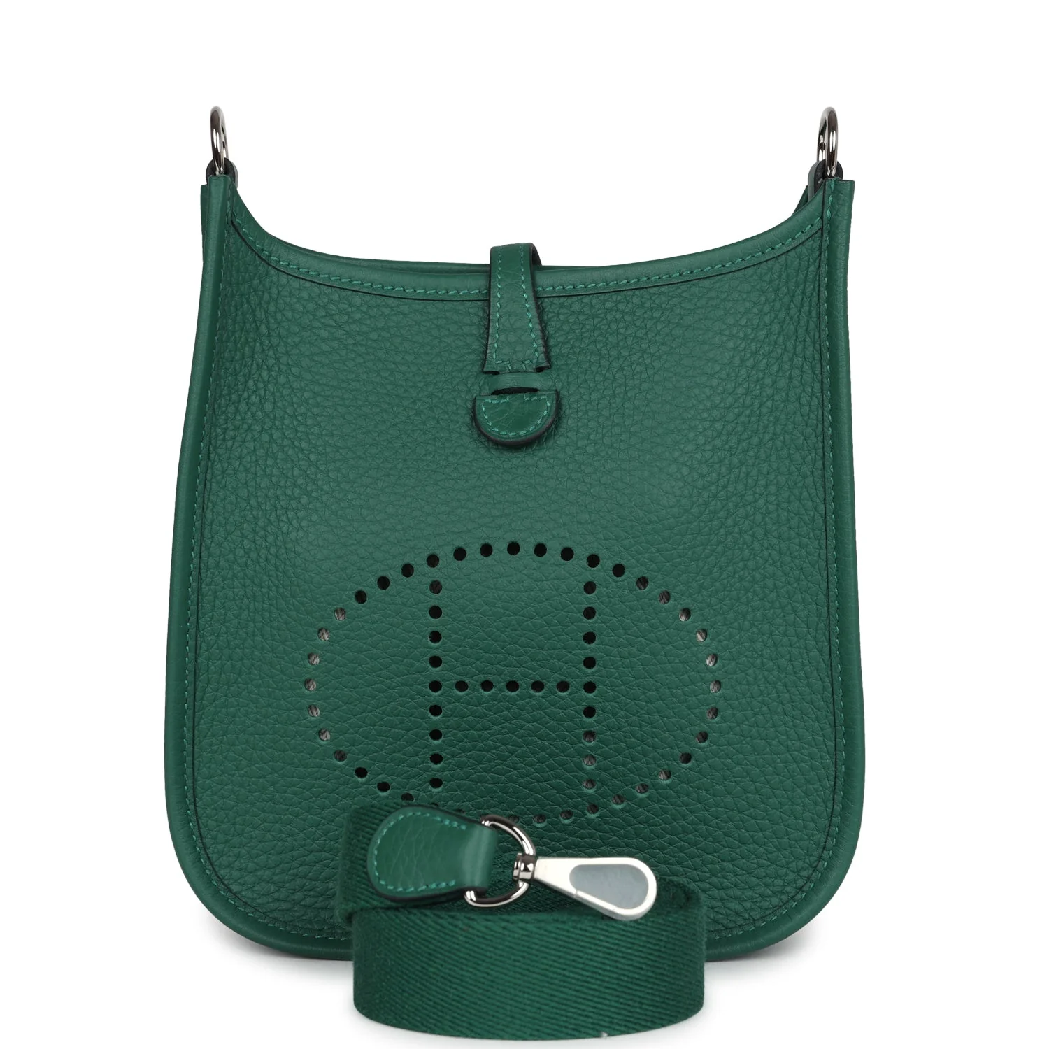 Replicate Hermes Evelyne TPM Vert Moyen Clemence Palladium Hardware(1:1 replica)