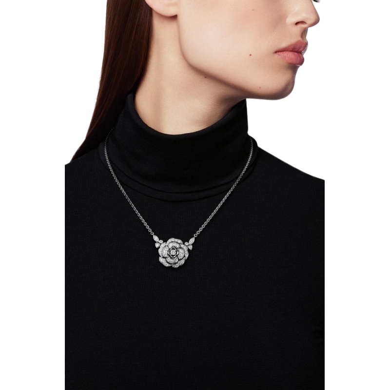 Replicate Bouton de Camélia transformable necklace(1:1 replica)