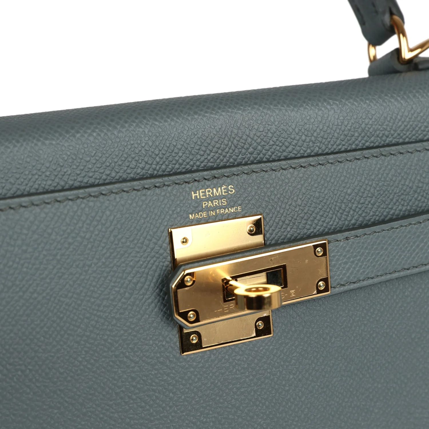Replicate Hermes Kelly Sellier 28 Vert Amande Epsom Gold Hardware(1:1 replica)