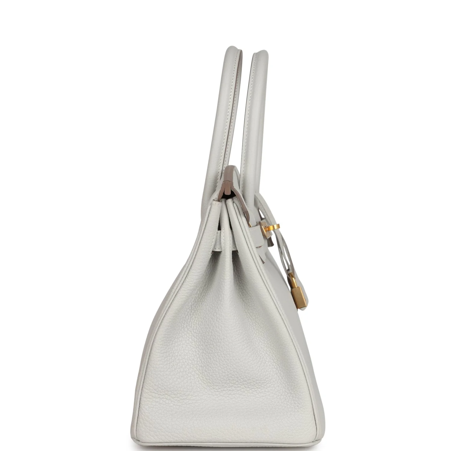 Replicate Hermes Birkin 30 Gris Perle Togo Gold Hardware(1:1 replica)