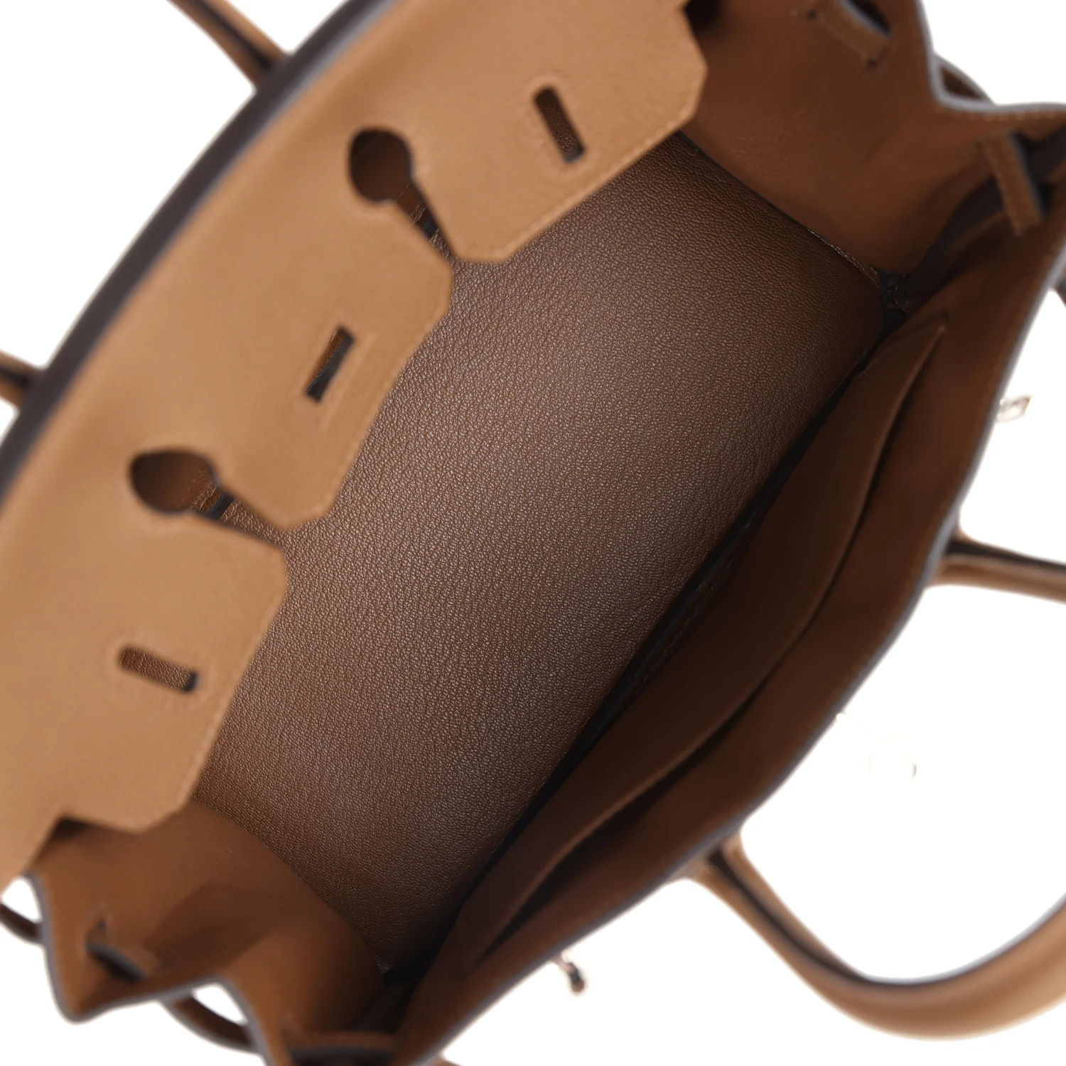 Replicate Hermes Birkin 25 Alezan Togo Palladium Hardware(1:1 replica)