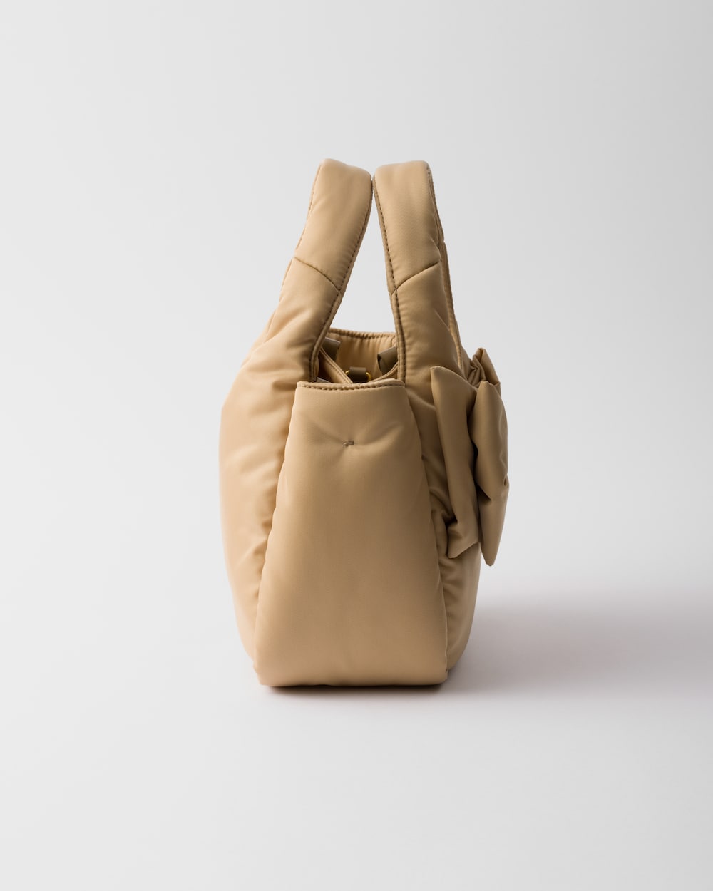 Replicate Padded Re-Nylon Mini-Bag With Bow(1:1 replica)