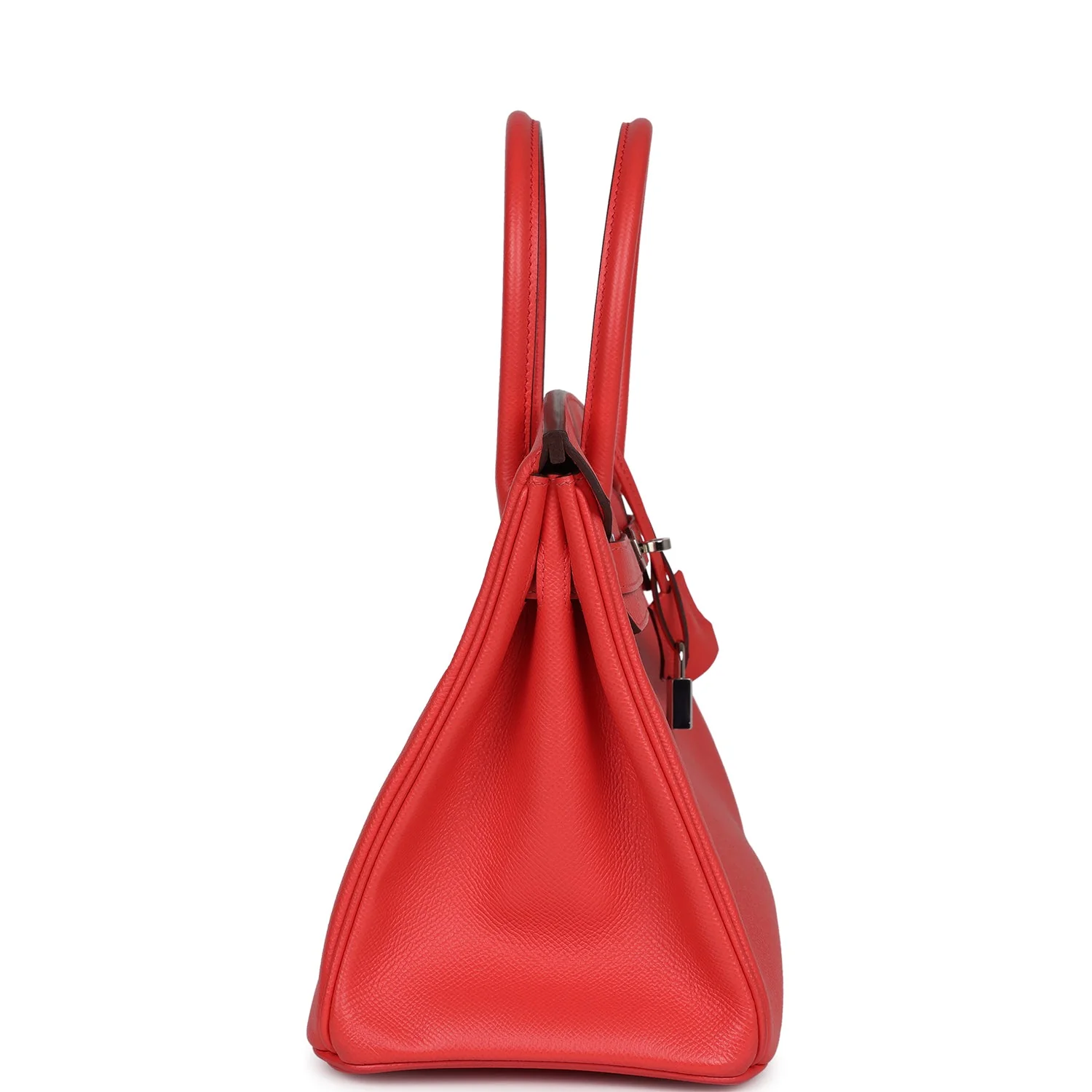 Replicate Hermes Birkin 30 Rose Jaipur Epsom Palladium Hardware(1:1 replica)