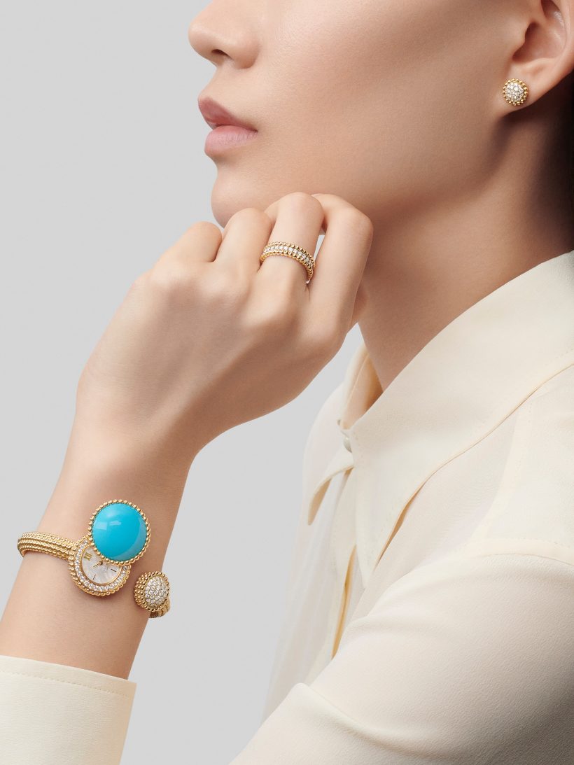 Replicate Perlée diamonds earrings(1:1 replica)