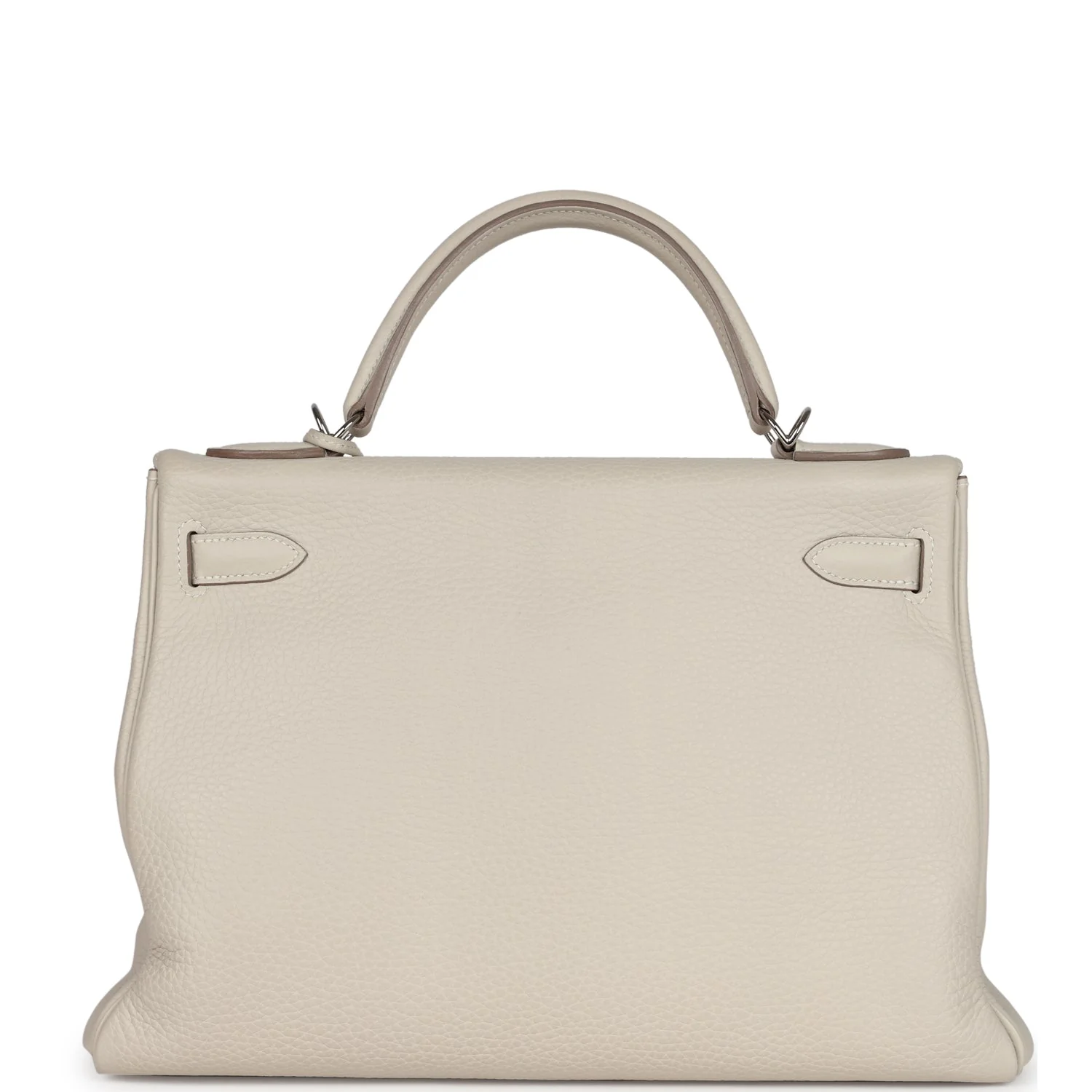 Replicate Hermes Kelly Retourne 32 Craie Togo Palladium Hardware(1:1 replica)