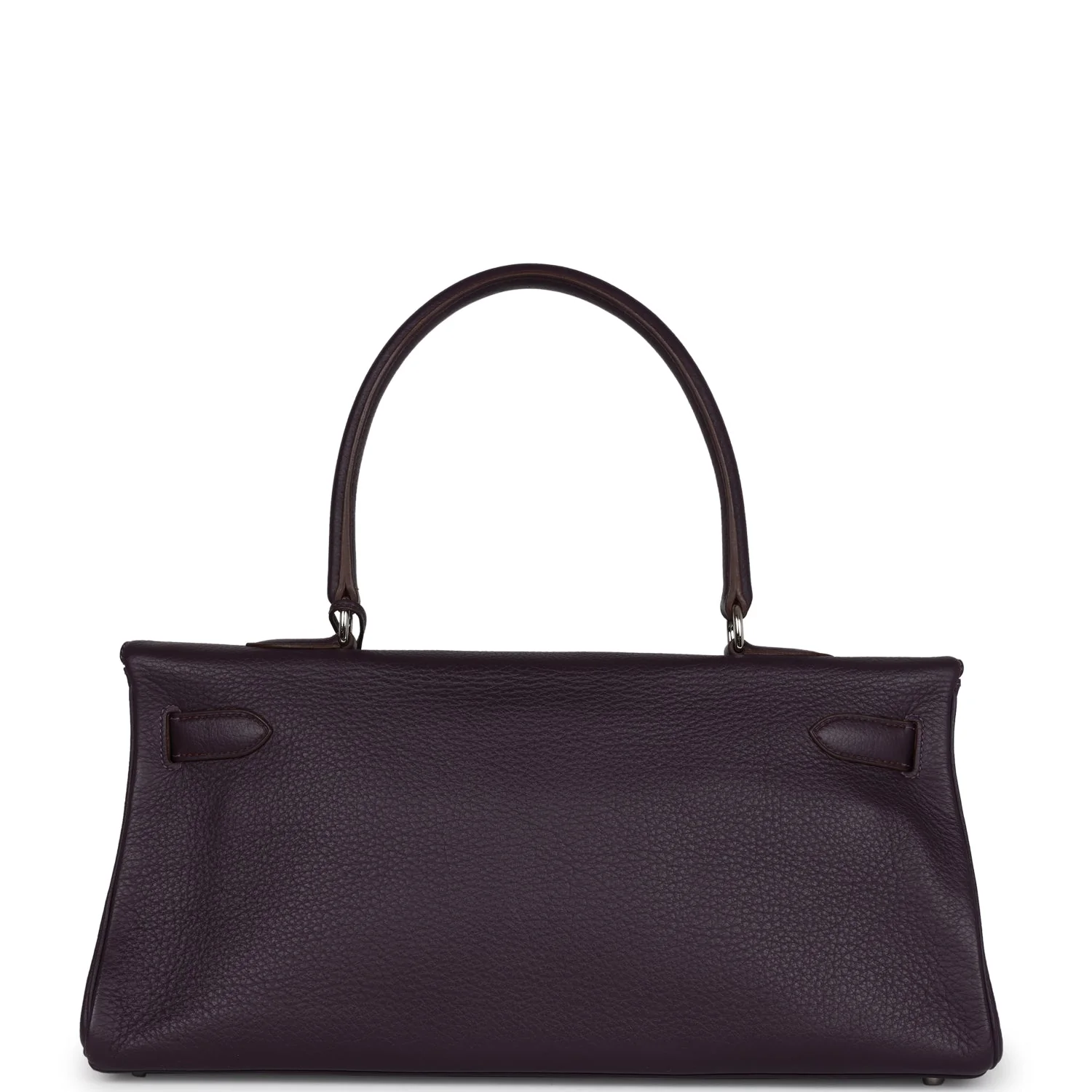 Replicate Hermes Fringe Shoulder Kelly 42 JPG Raisin Clemence Palladium Hardware(1:1 replica)