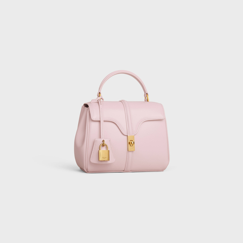 Replicate MINI 16 IN SATINATED CALFSKIN PASTEL PINK(1:1 replica)
