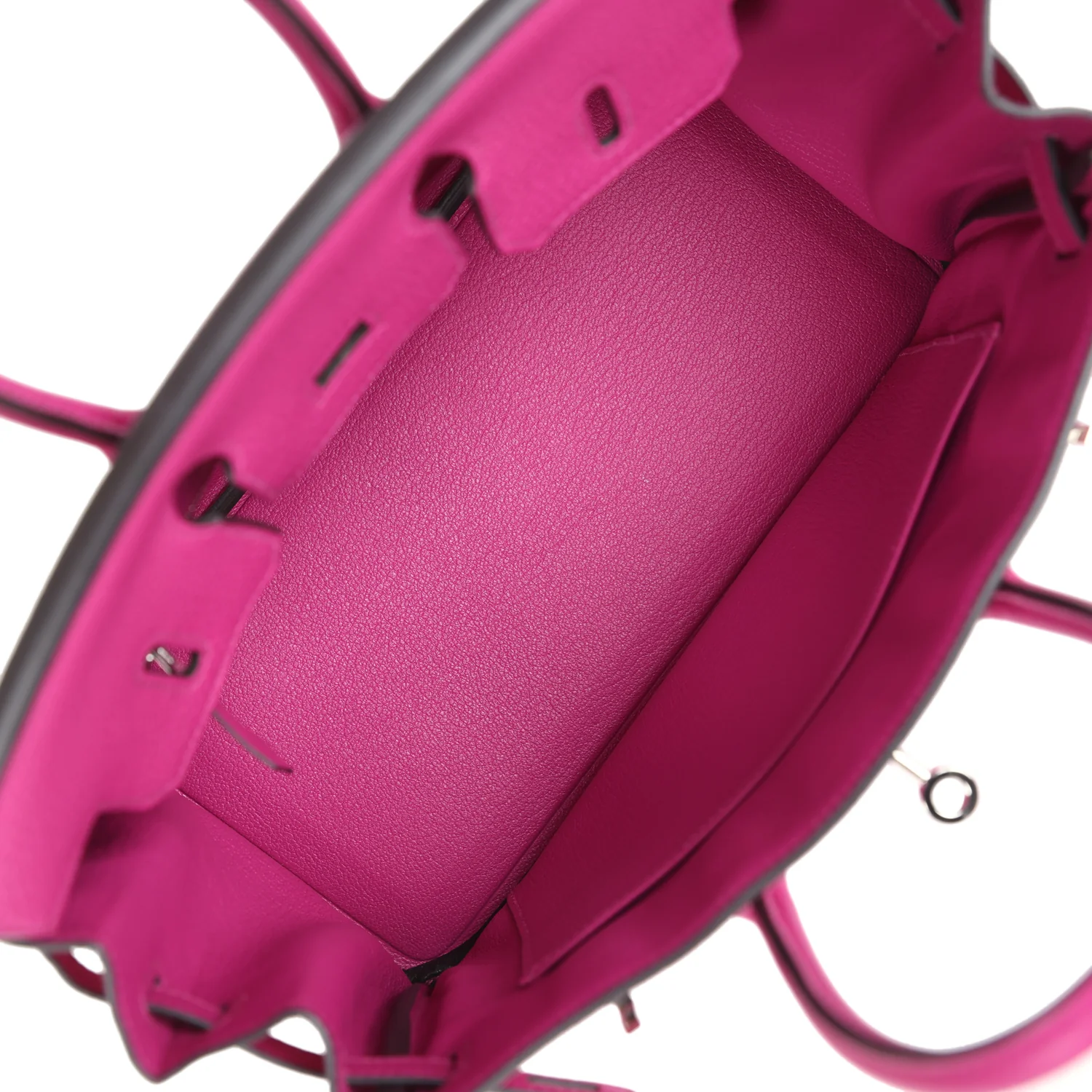 Replicate Hermes Birkin 25 Rose Pourpre Togo Palladium Hardware(1:1 replica)