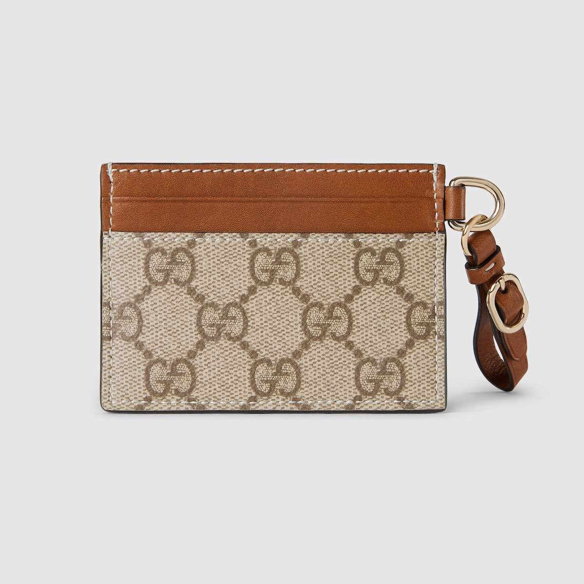 Replicate GG Emblem Card Case With Strap(1:1 replica)