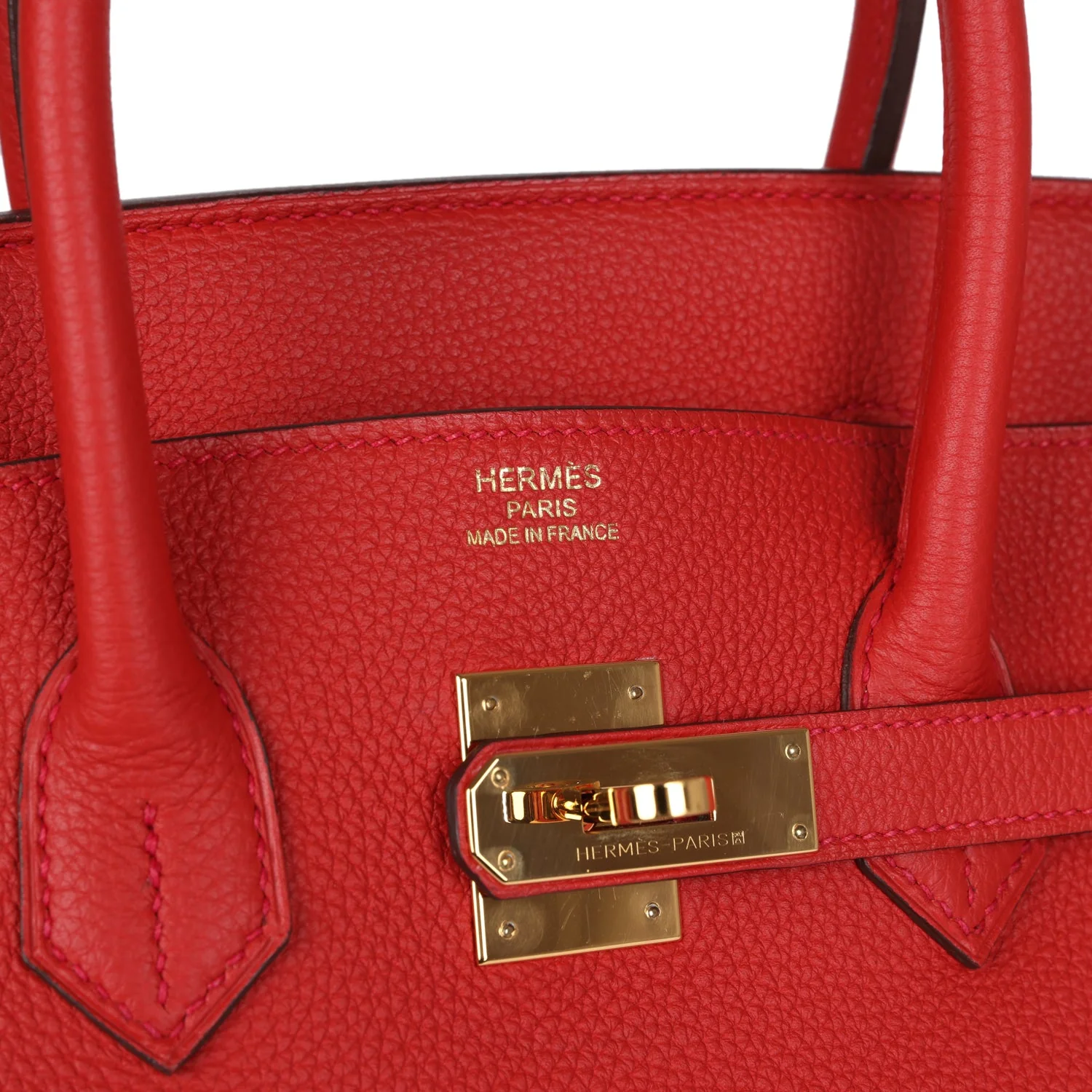 Replicate Hermes Birkin 35 Rouge Tomate Togo Gold Hardware(1:1 replica)