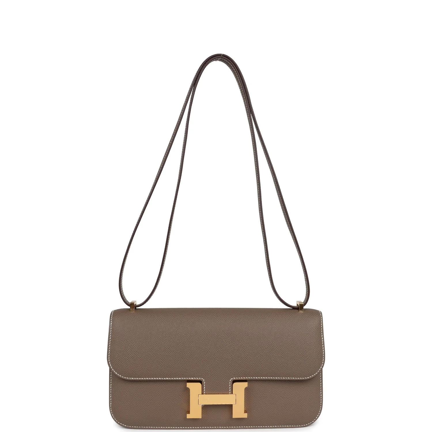 Replicate Hermes Constance Elan Etoupe Epsom Gold Hardware(1:1 replica)