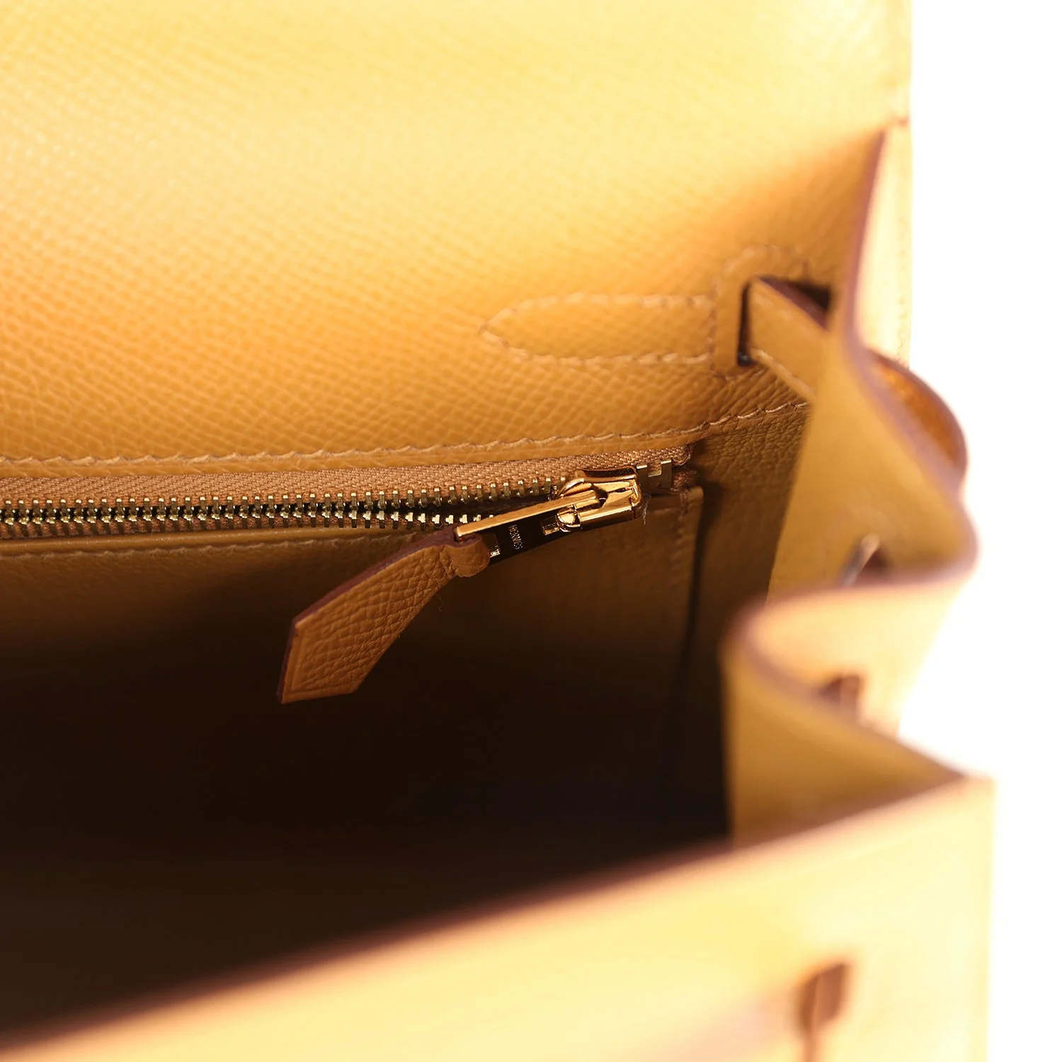 Replicate Hermes Kelly Sellier 25 Sesame Epsom Gold Hardware(1:1 replica)