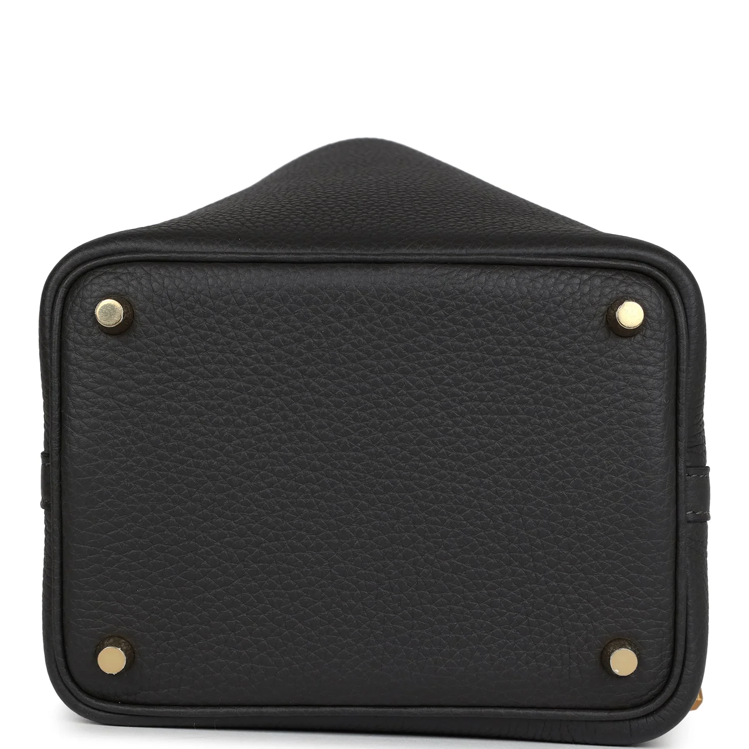 Replicate Hermes Picotin Lock 18 Dark Bronze Clemence Gold Hardware(1:1 replica)