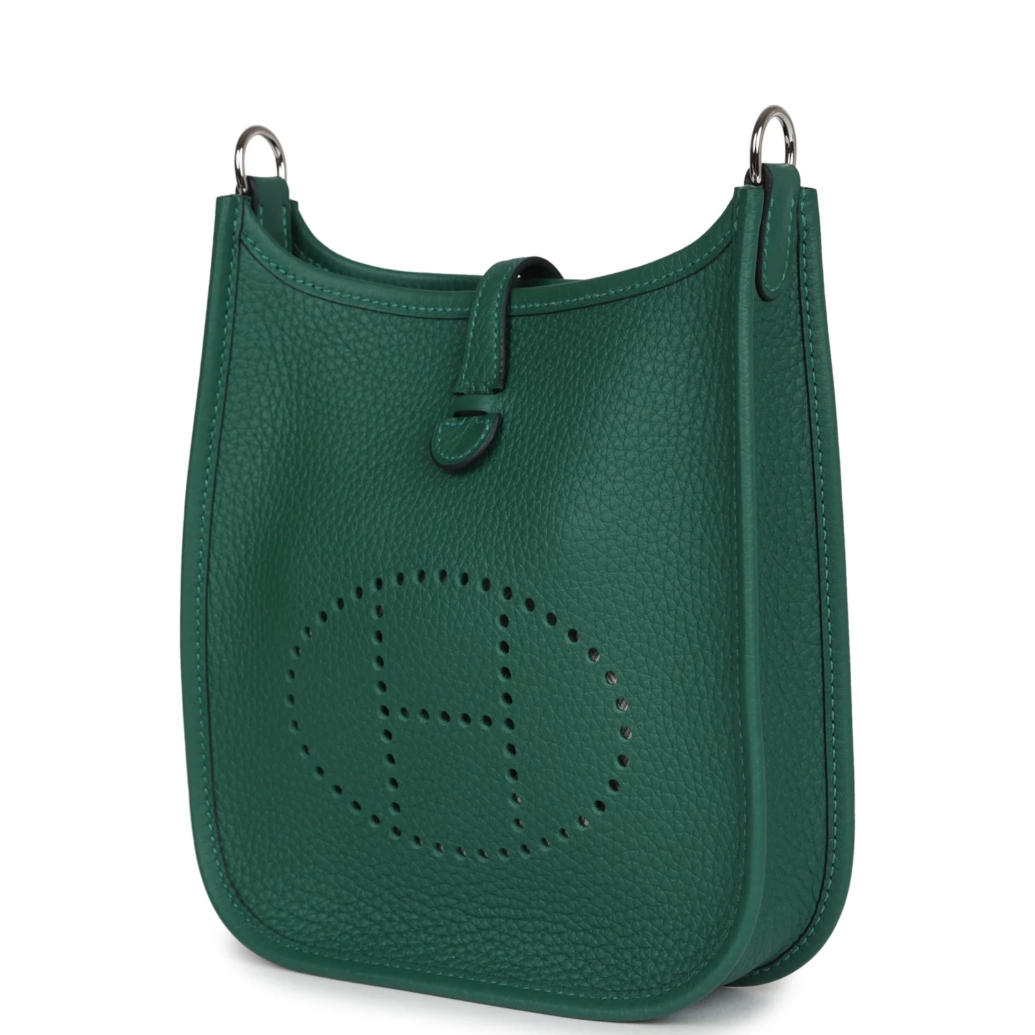 Replicate Hermes Evelyne TPM Vert Moyen Clemence Palladium Hardware(1:1 replica)