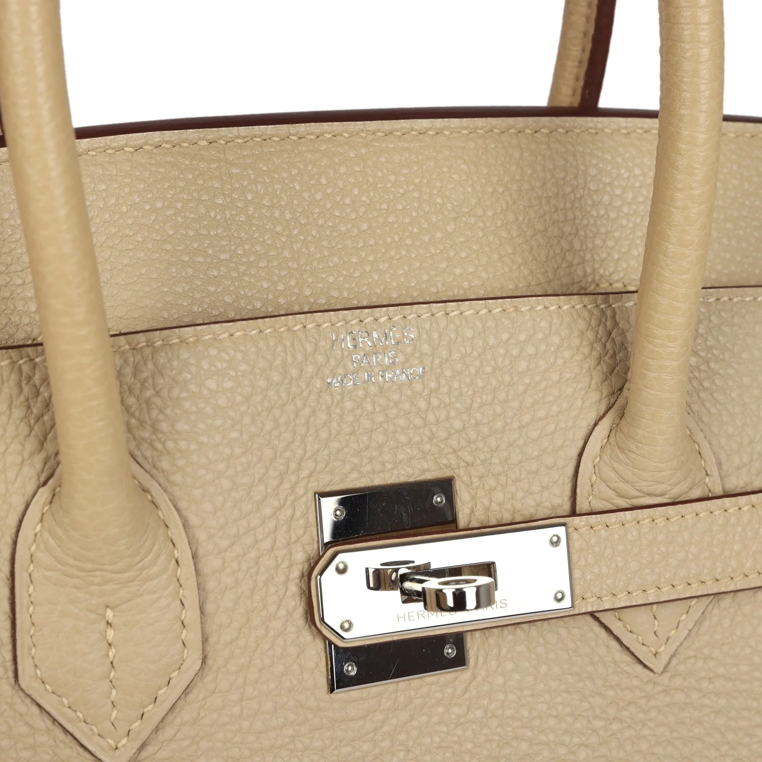 Replicate Hermes Birkin 35 Parchemin Togo Palladium Hardware(1:1 replica)