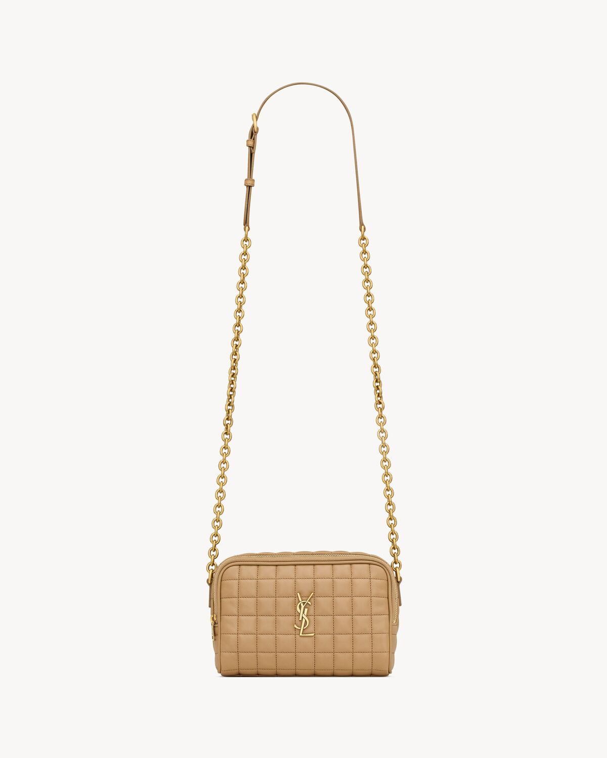 Replicate YSL Cassandre Matelassé Carré Camera Bag in Lambskin(1:1 replica)