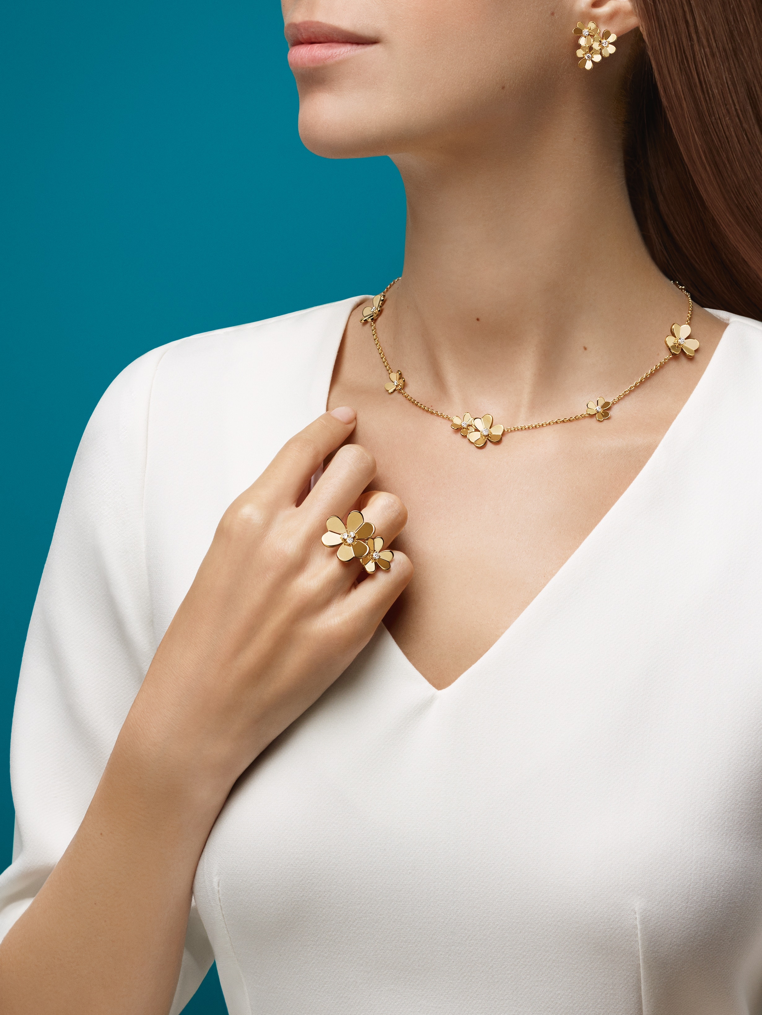 Replicate Frivole necklace, 9 flowers(1:1 replica)