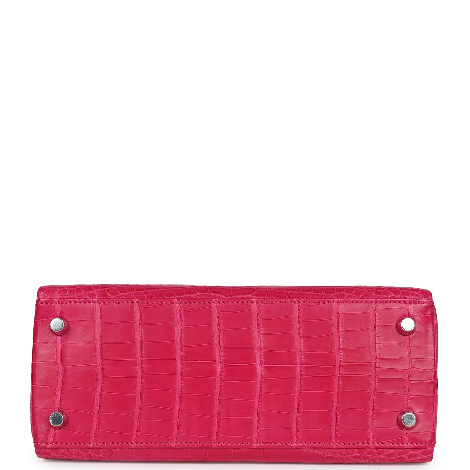 Replicate Hermes Kelly Retourne 25 Framboise Matte Alligator Palladium Hardware(1:1 replica)