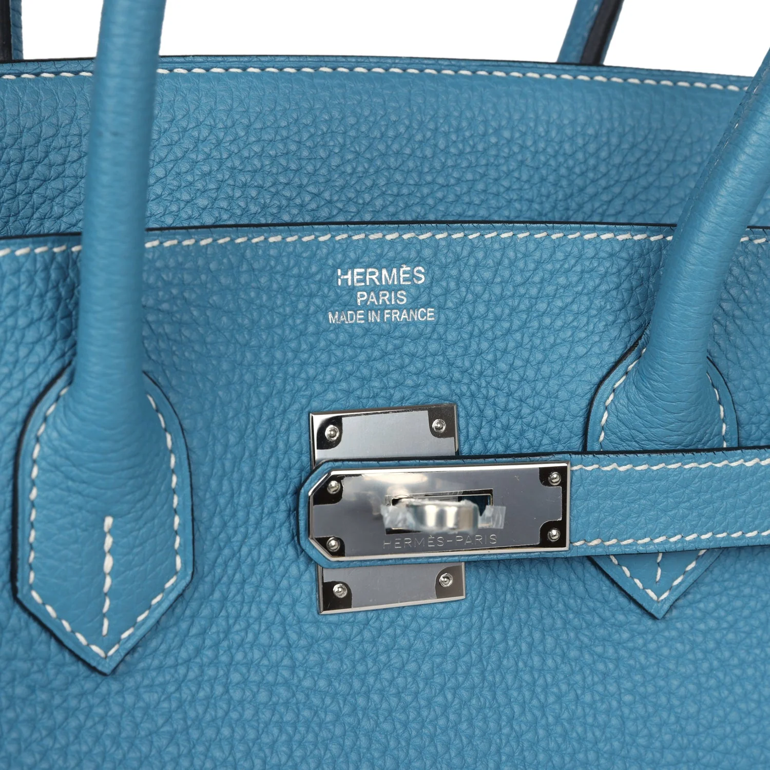 Replicate Hermes Birkin 35 Blue Jean Togo Palladium Hardware(1:1 replica)