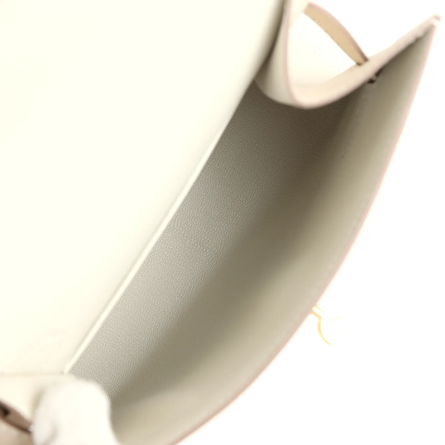 Replicate Hermes Kelly Sellier en Desordre 20 Craie Epsom Gold Hardware(1:1 replica)