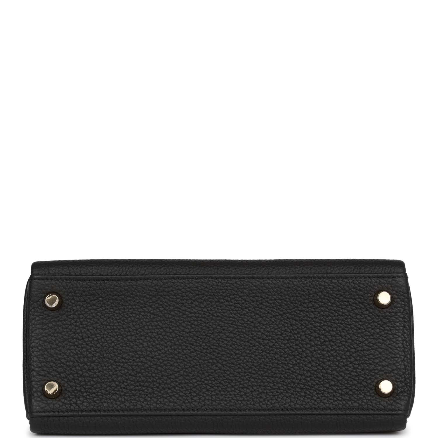 Replicate Hermes Kelly Retourne 25 Black Togo Gold Hardware(1:1 replica)