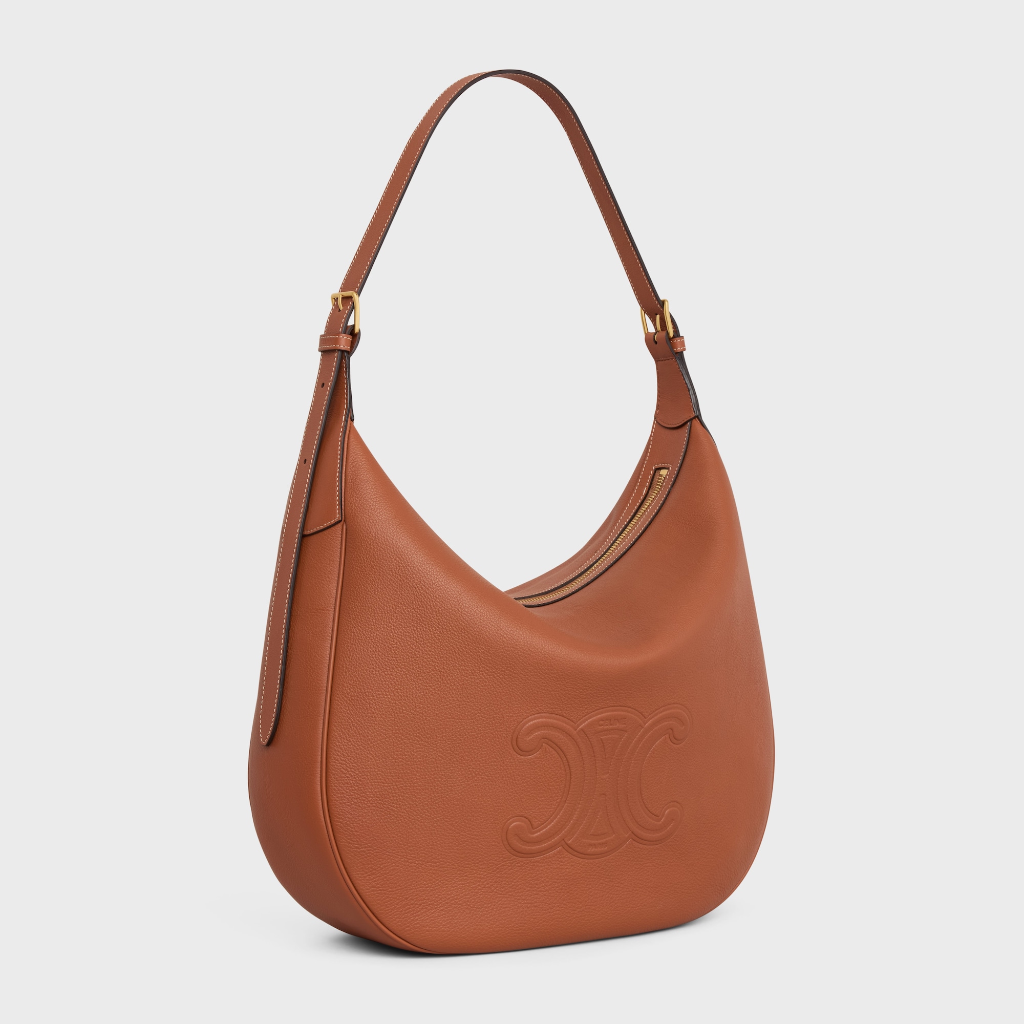 Replicate LARGE HELOÏSE CUIR TRIOMPHE BAG IN SUPPLE GRAINED CALFSKIN(1:1 replica)