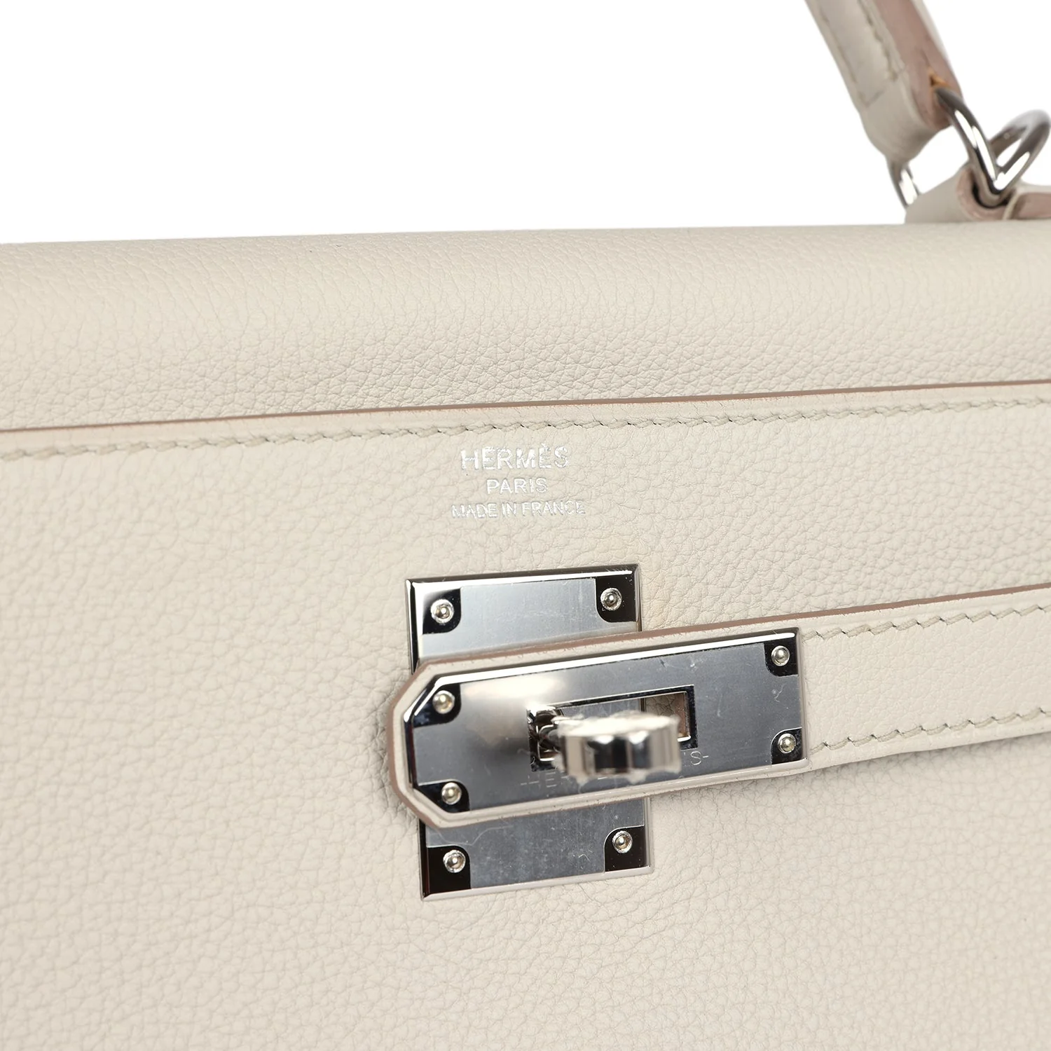 Replicate Hermes Kelly Retourne 28 Beton Togo Palladium Hardware(1:1 replica)
