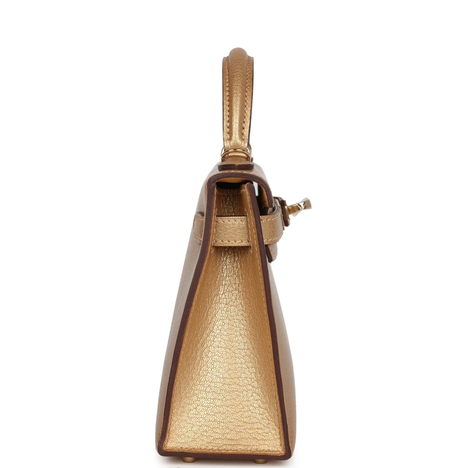 Replicate Hermes Kelly Sellier 20 Dore Chevre Chamkilight Permabrass Hardware(1:1 replica)