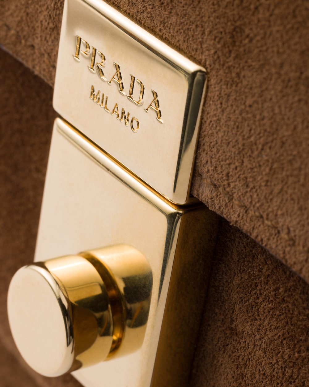 Replicate Prada Soft Sound Medium Suede Shoulder Bag(1:1 replica)