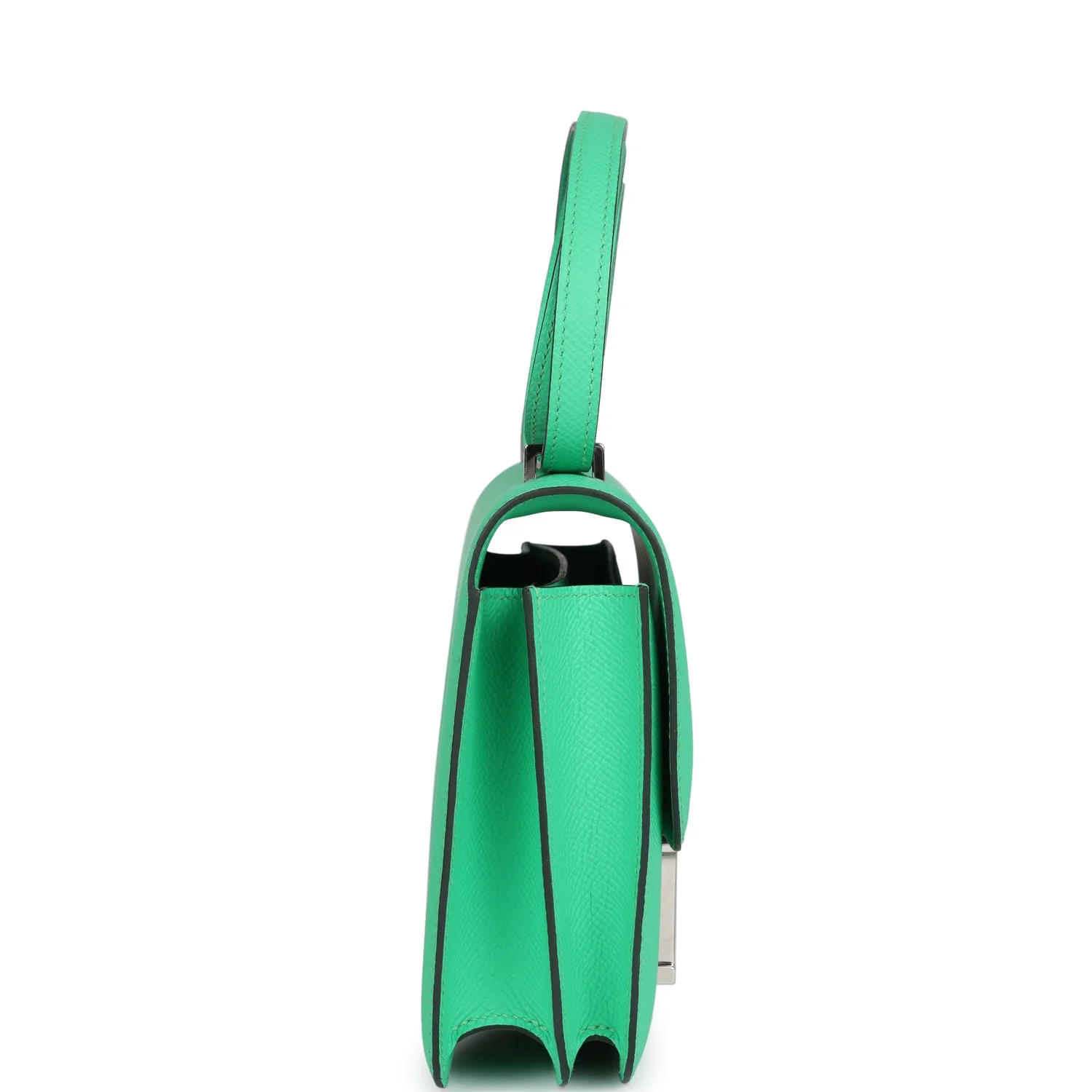 Replicate Hermes Constance 18 Vert Comics Epsom Palladium Hardware(1:1 replica)