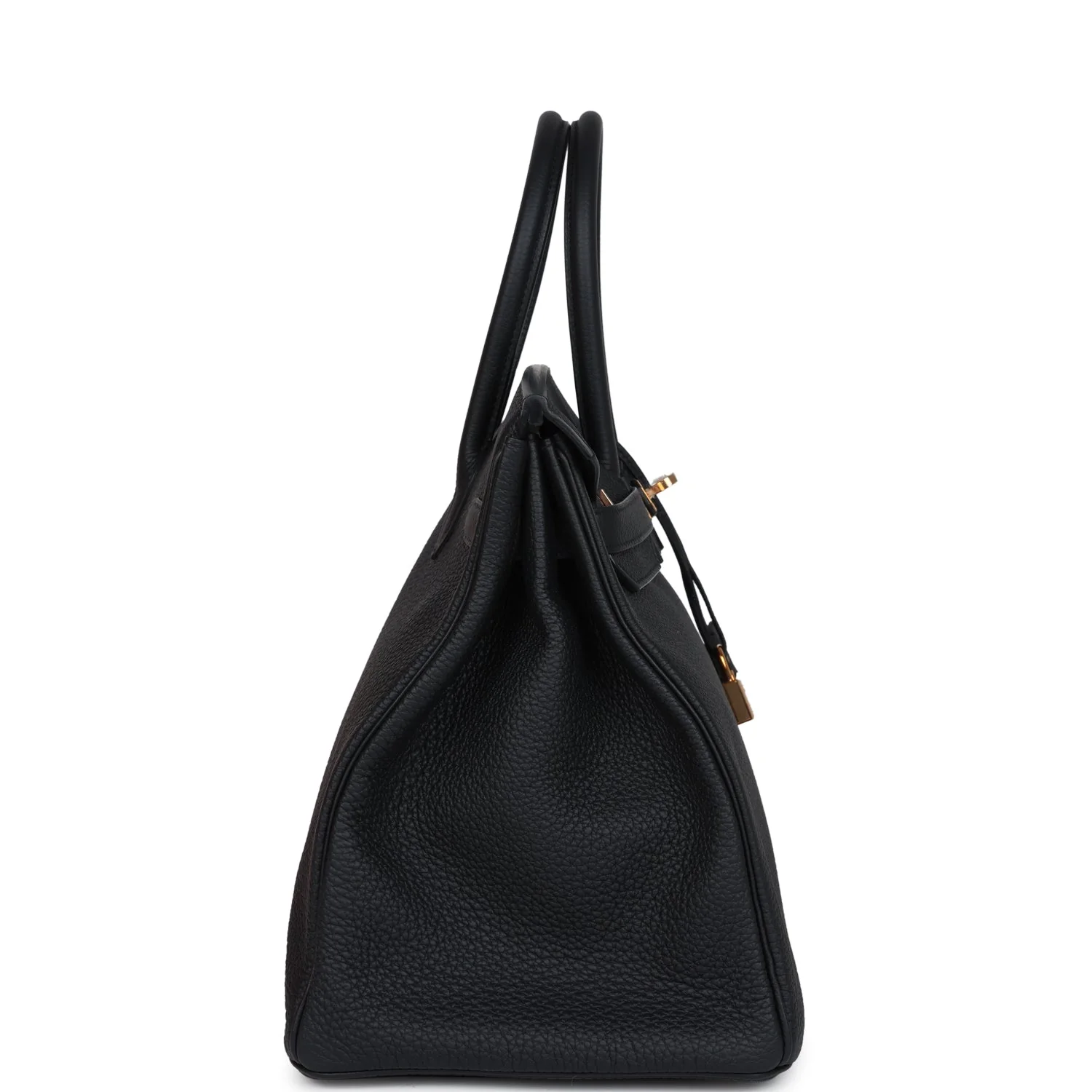 Replicate Hermes Birkin 35 Black Togo Rose Gold Hardware(1:1 replica)