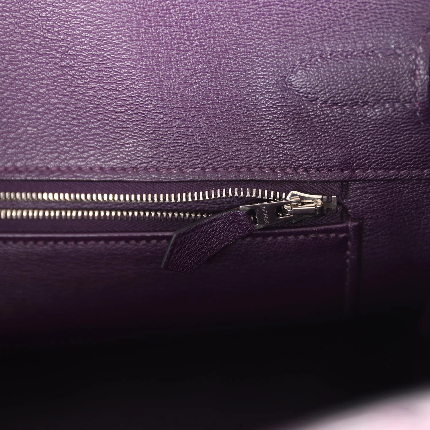 Replicate Hermes Birkin 30 Amethyst Shiny Niloticus Crocodile Palladium Hardware(1:1 replica)