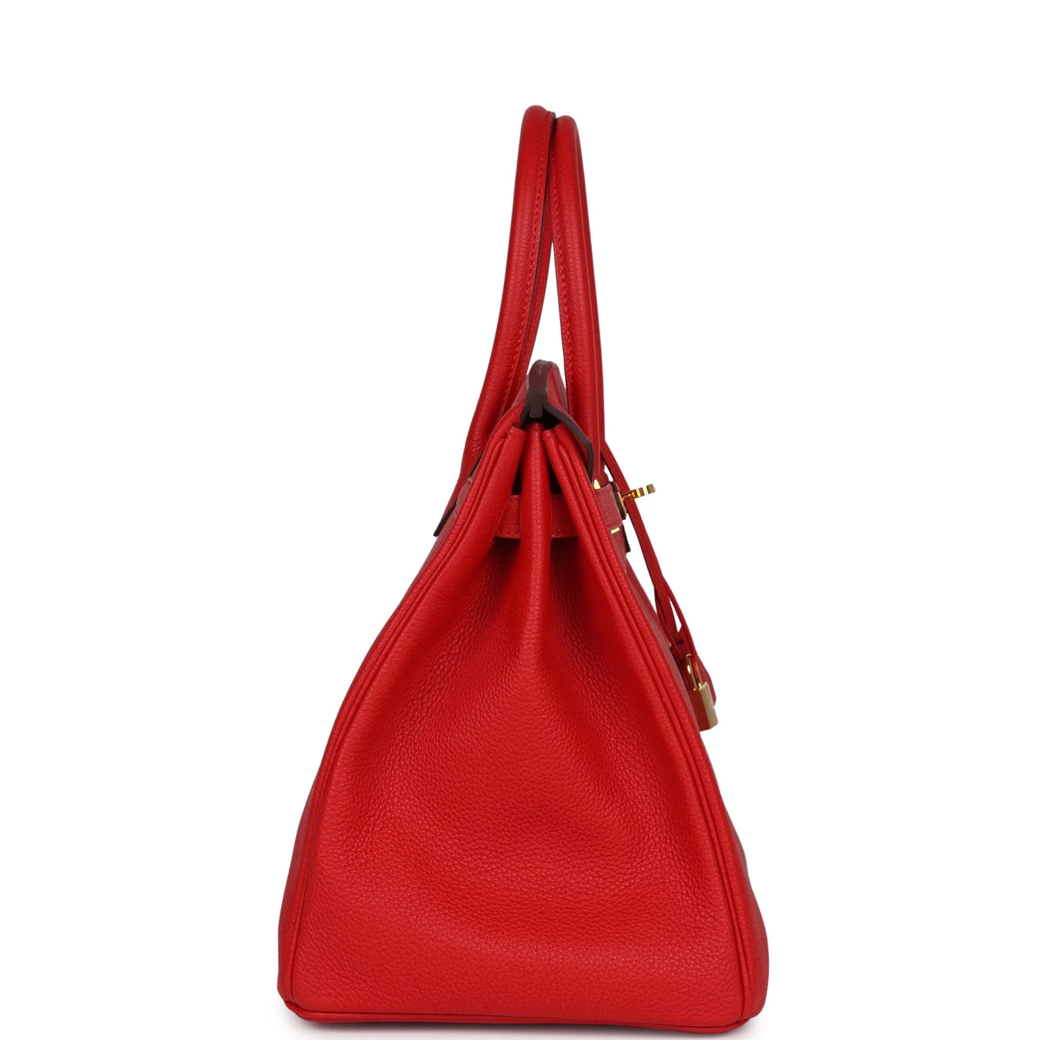 Replicate Hermes Birkin 35 Rouge Tomate Togo Gold Hardware(1:1 replica)