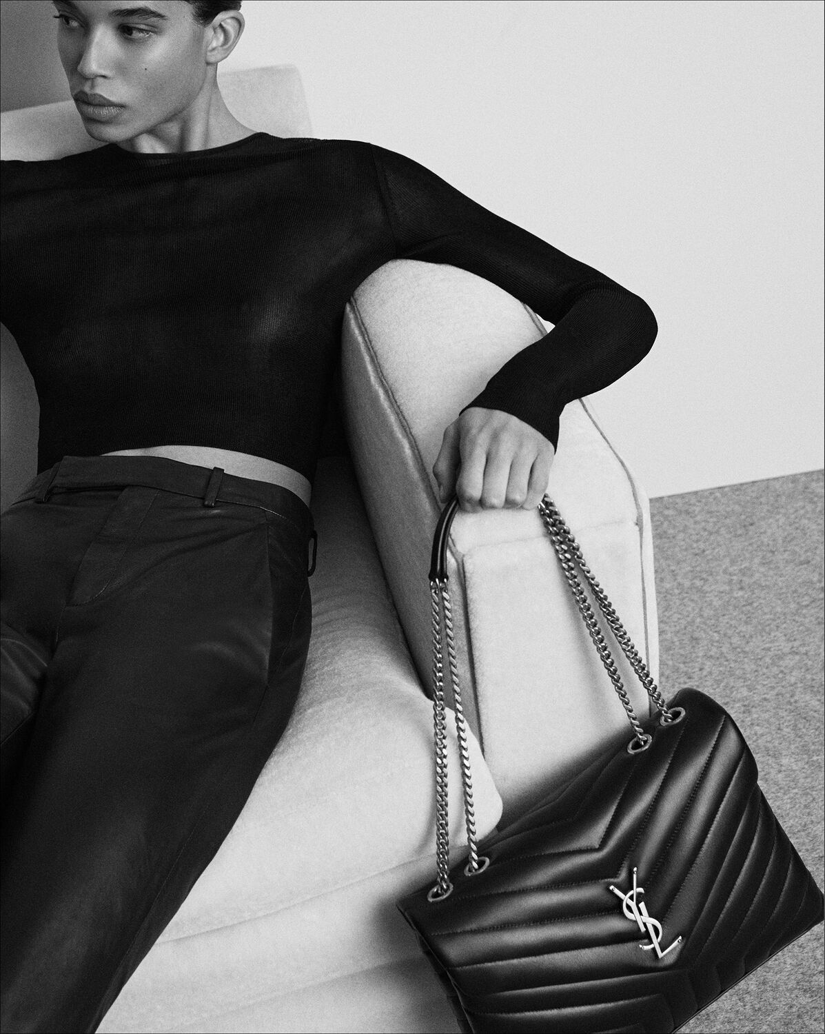 Replicate YSL Loulou Medium in Quilted Leather(1:1 replica)