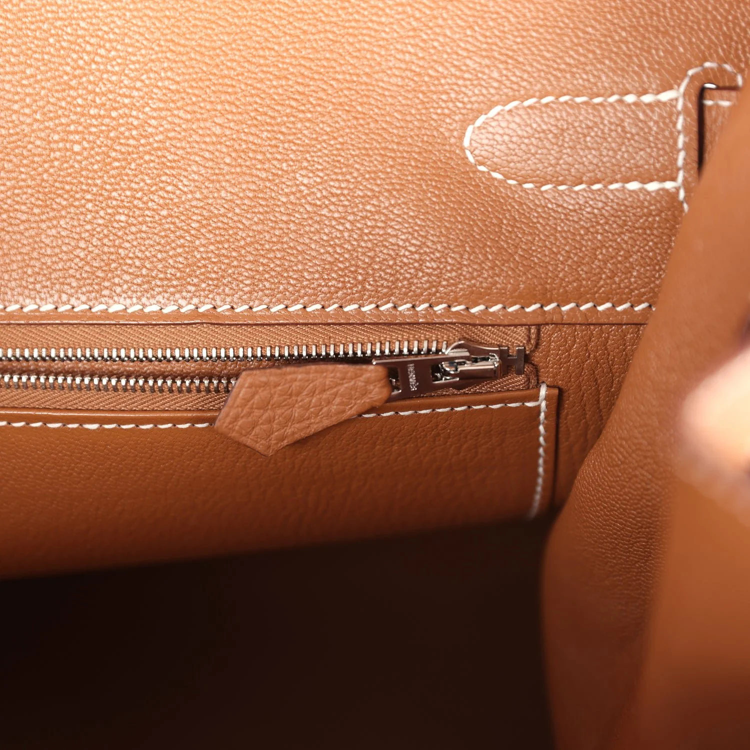 Replicate Hermes Birkin 35 Gold Togo Palladium Hardware(1:1 replica)