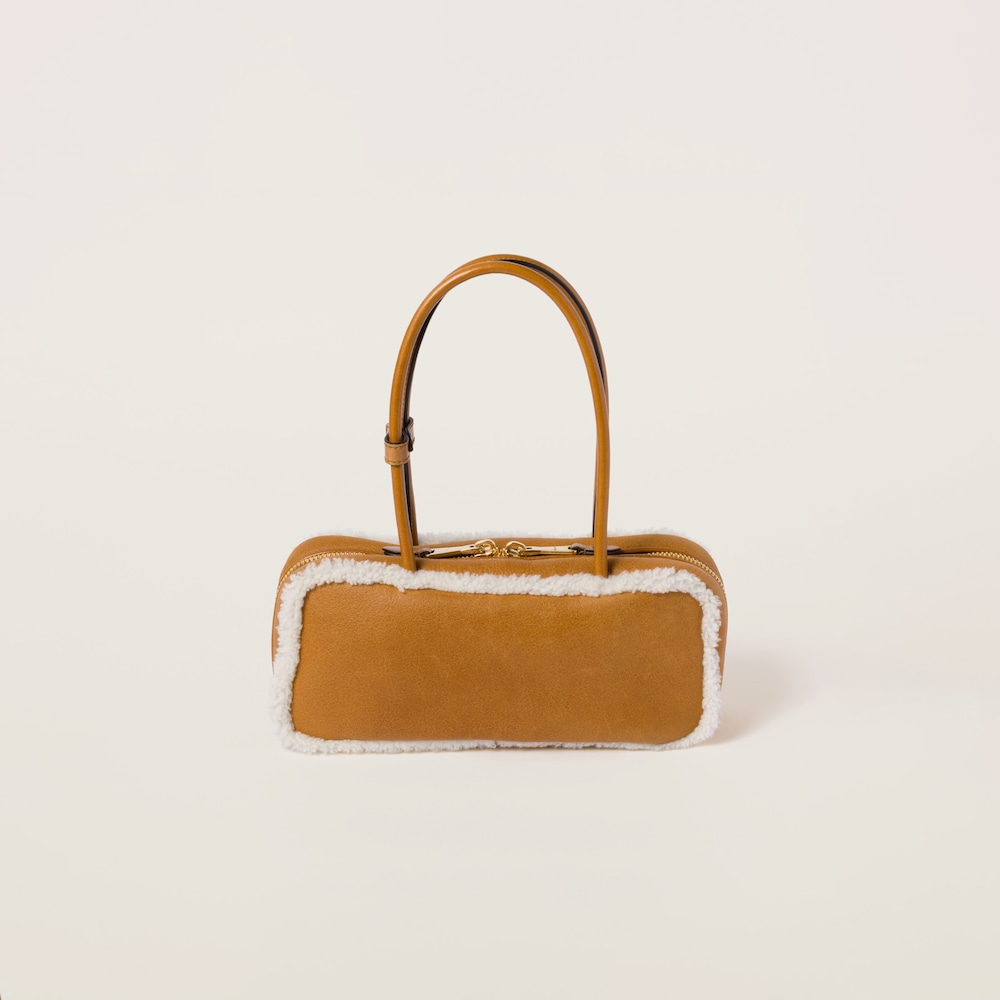Replicate Beau shearling top-handle bag(1:1 replica)