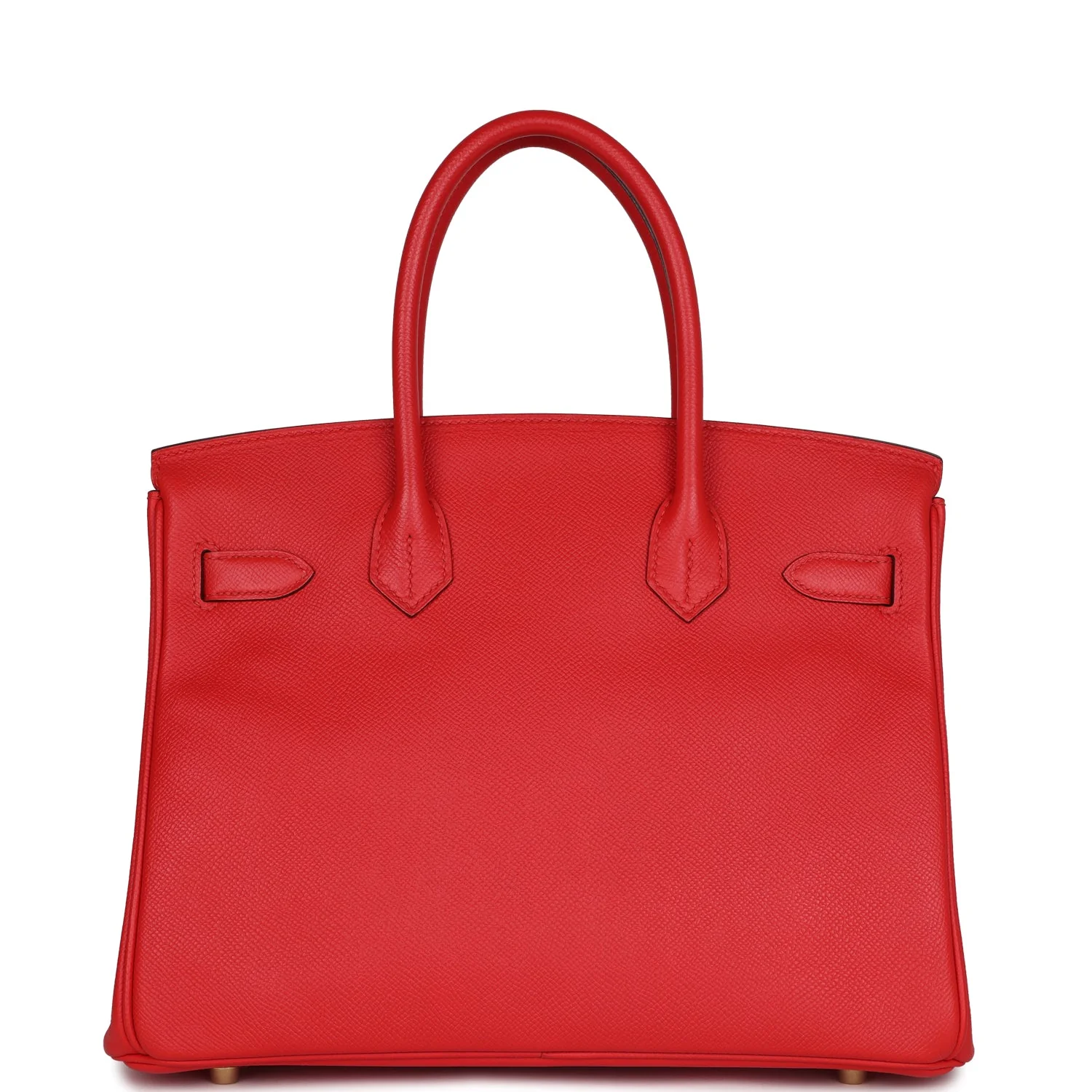 Replicate Hermes Birkin 30 Rouge Tomate Epsom Gold Hardware(1:1 replica)