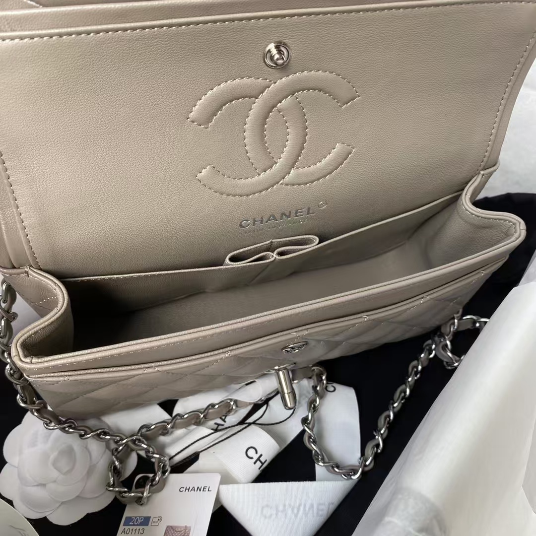 Replicate Chanel Small Classic Handbag Silver Hardware(1:1 replica)