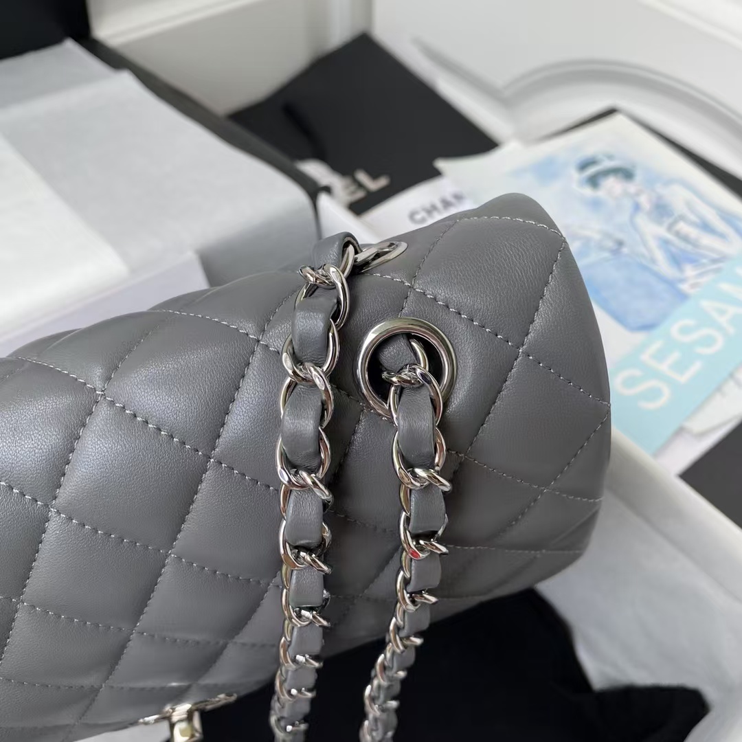 Replicate Chanel Classic 11.12 Handbag Silver Hardware(1:1 replica)
