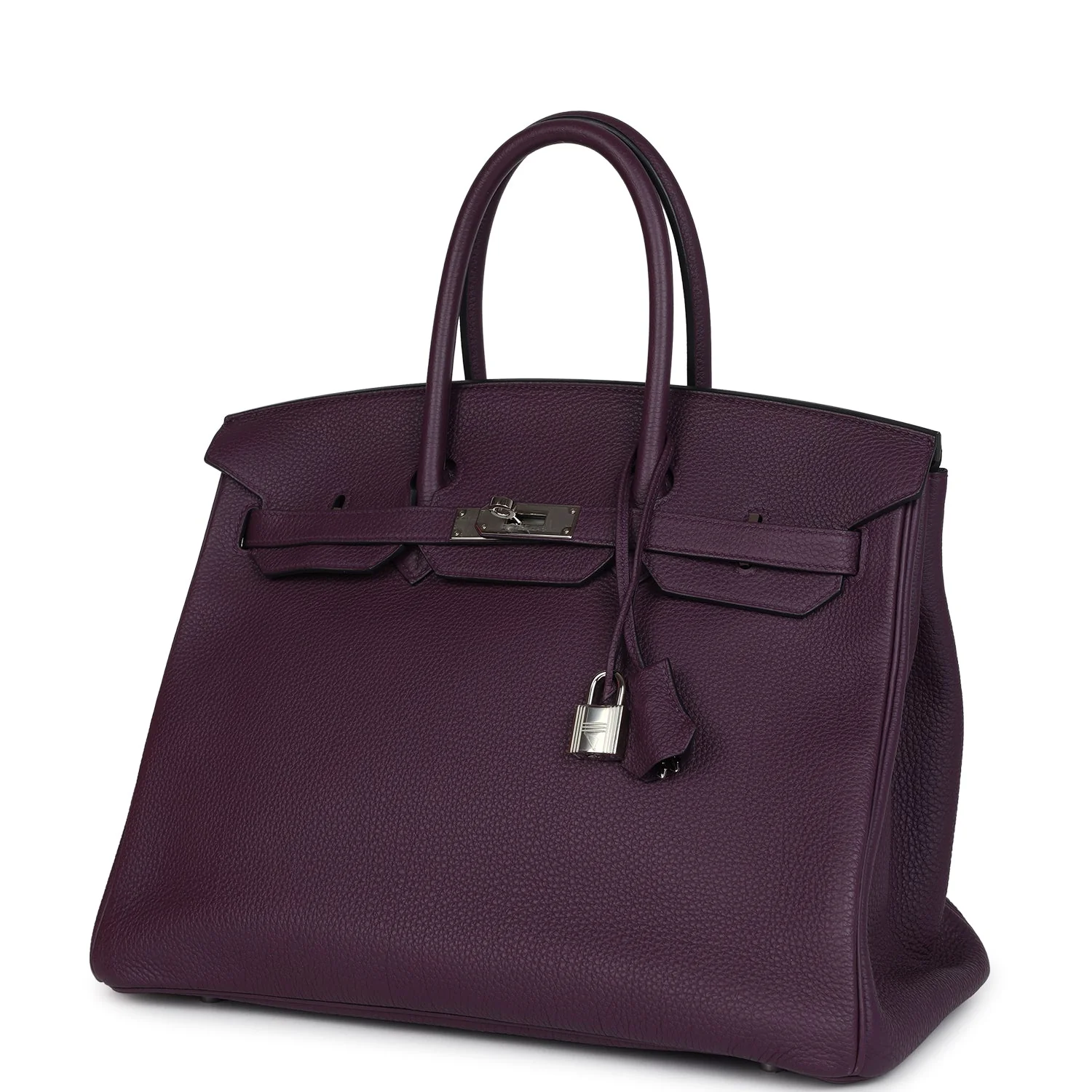 Replicate Hermes Birkin 35 Cassis Togo Palladium Hardware(1:1 replica)