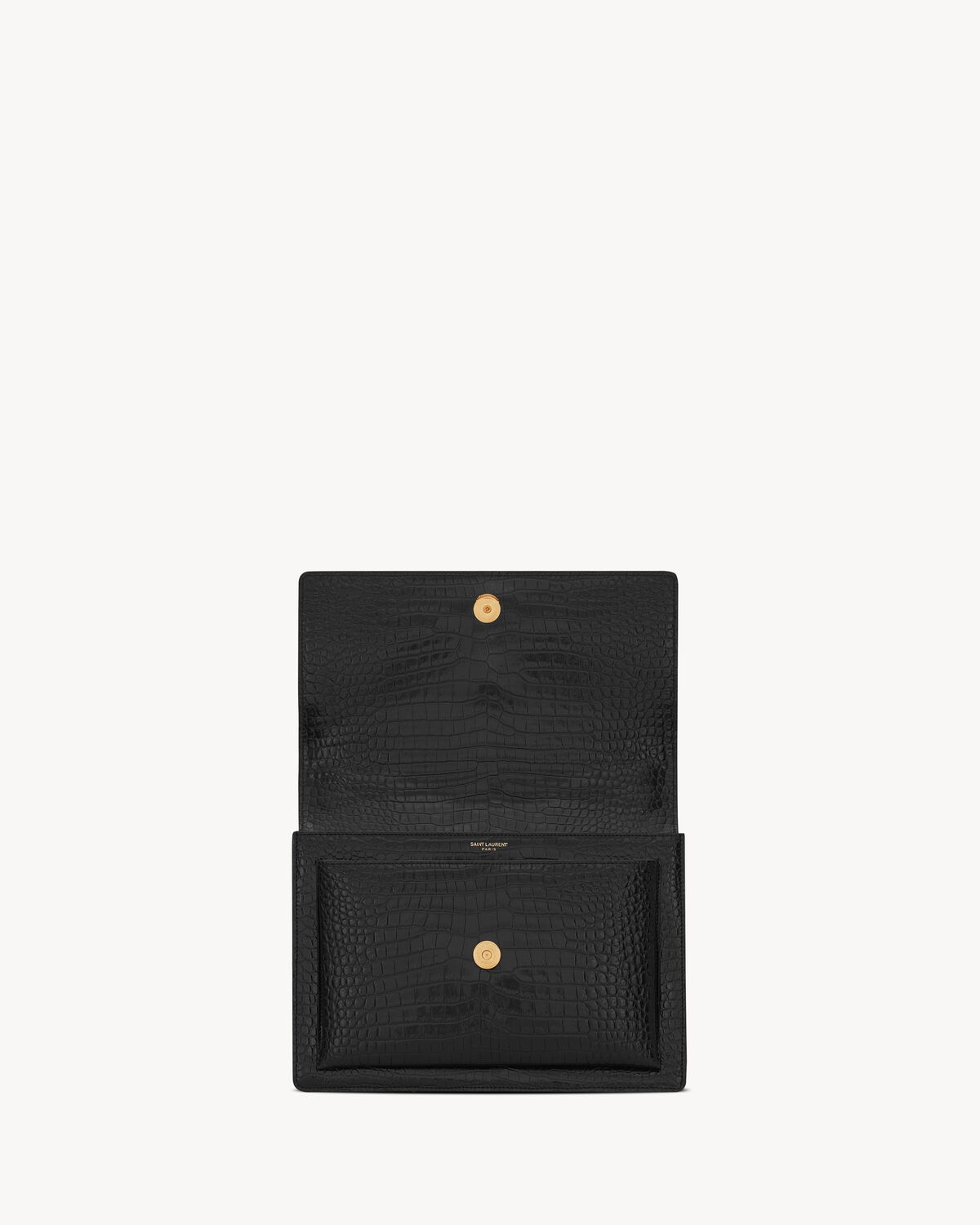 Replicate YSL Sunset Large in Crocodile-Embossed Leather(1:1 replica)