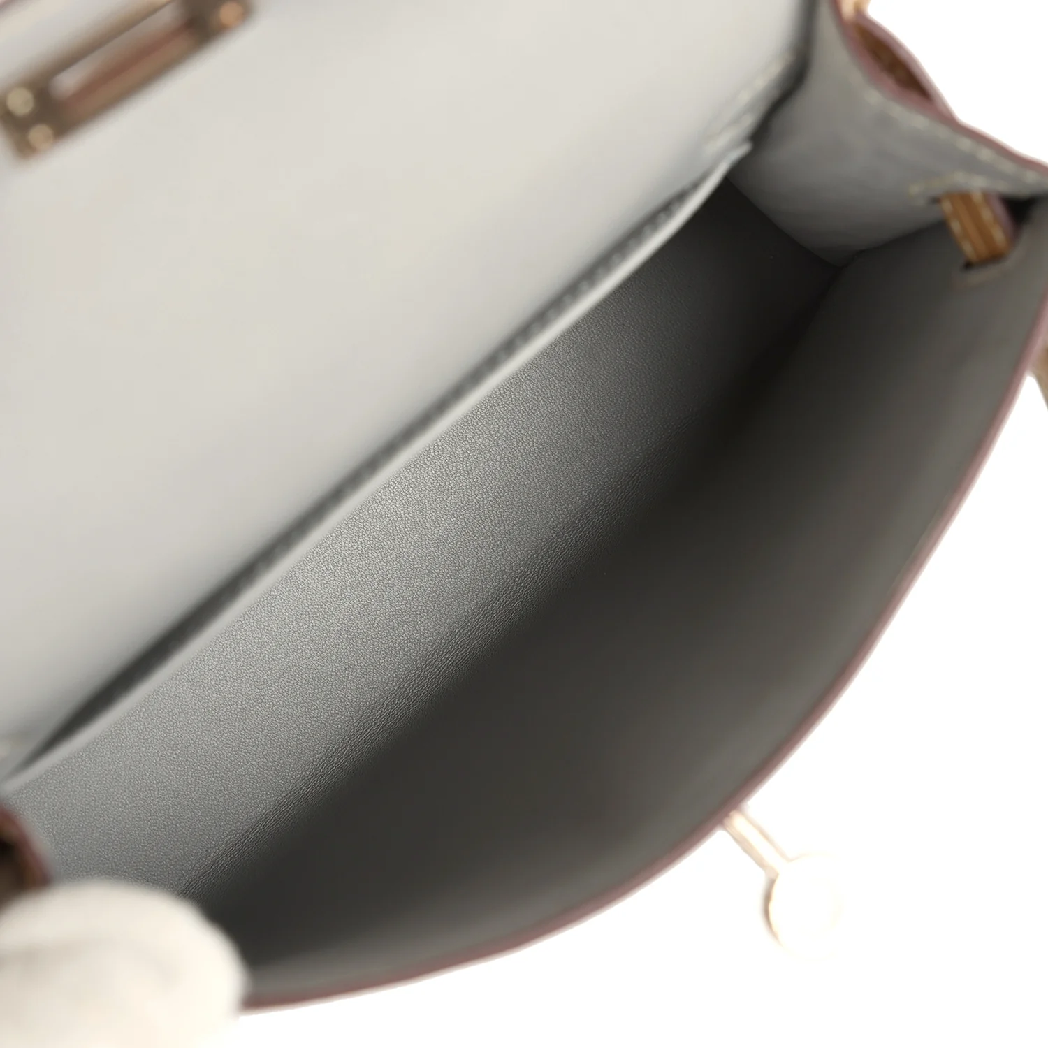 Replicate Hermes Special Order (HSS) Kelly Sellier 20 Gris Perle and Kraft Matte Alligator Permabrass Hardware(1:1 replica)