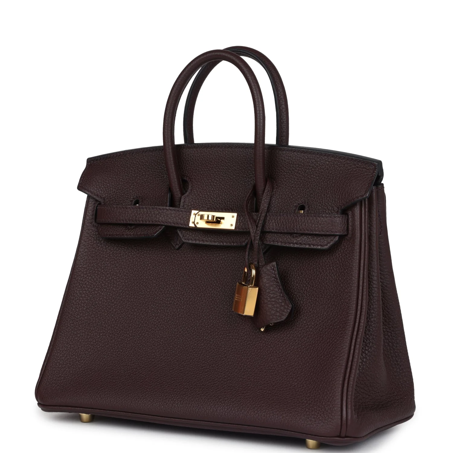 Replicate Hermes Birkin 25 Rouge Sellier Togo Gold Hardware(1:1 replica)