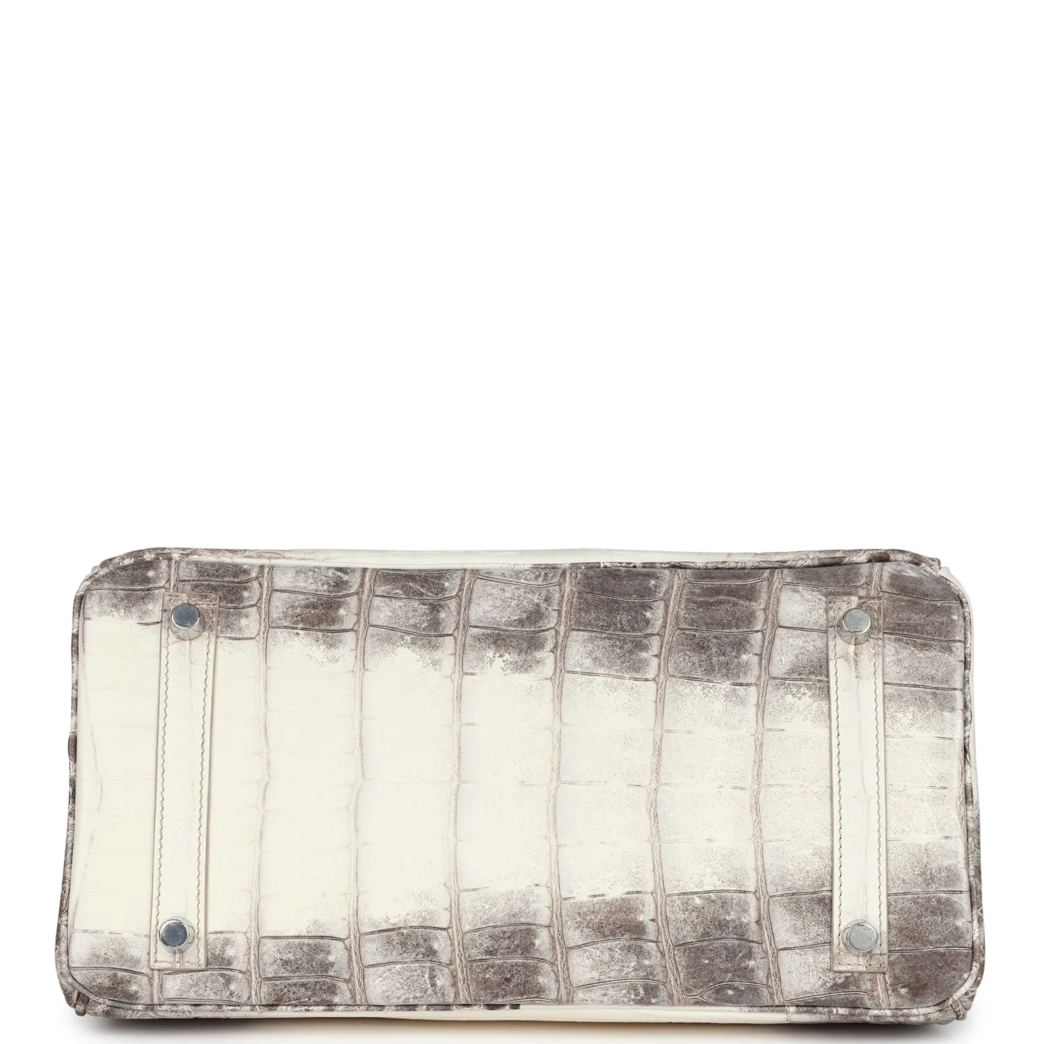 Replicate Hermes Birkin 30 Himalaya Niloticus Crocodile Palladium Hardware(1:1 replica)