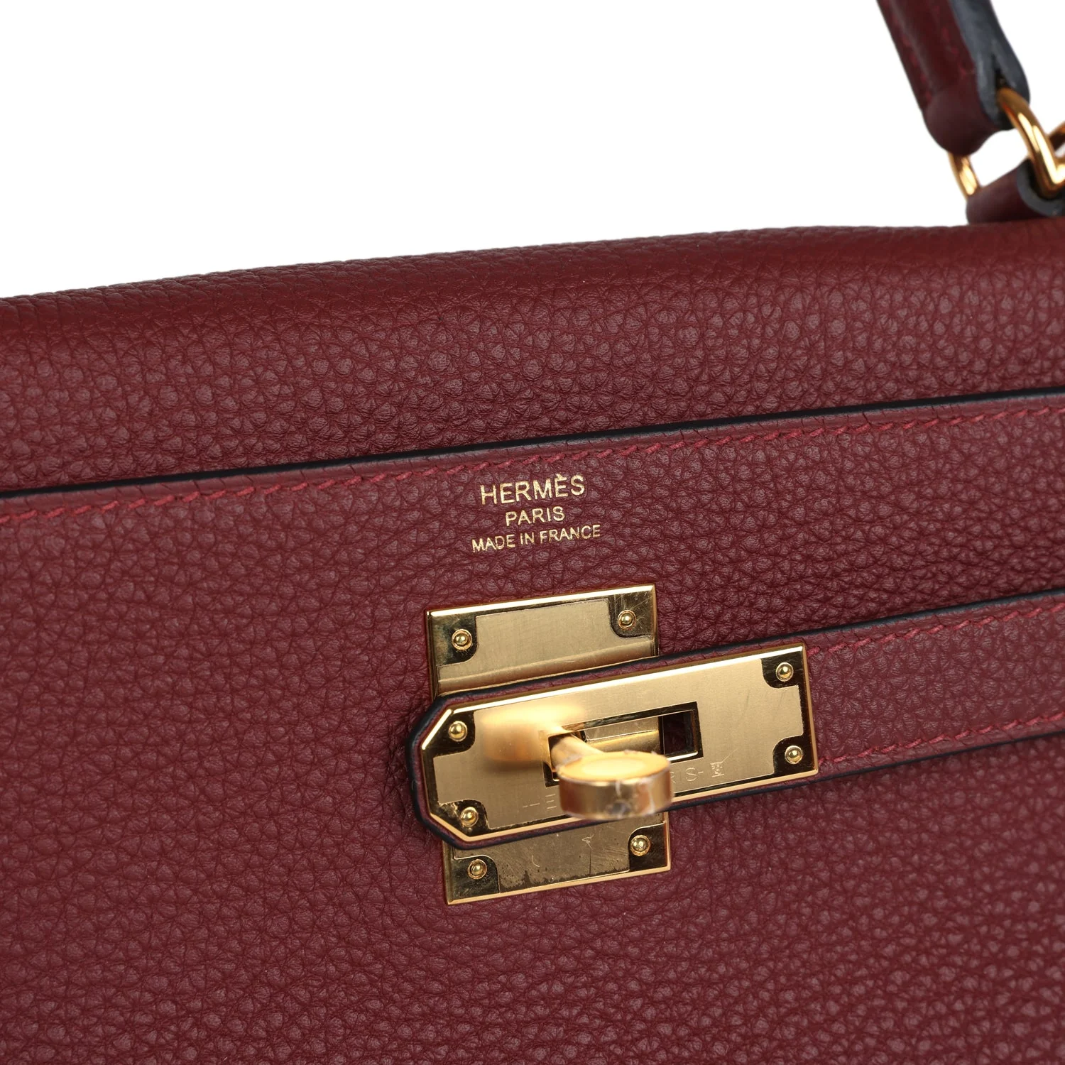 Replicate Hermes Kelly Retourne 28 Rouge H Togo Gold Hardware(1:1 replica)